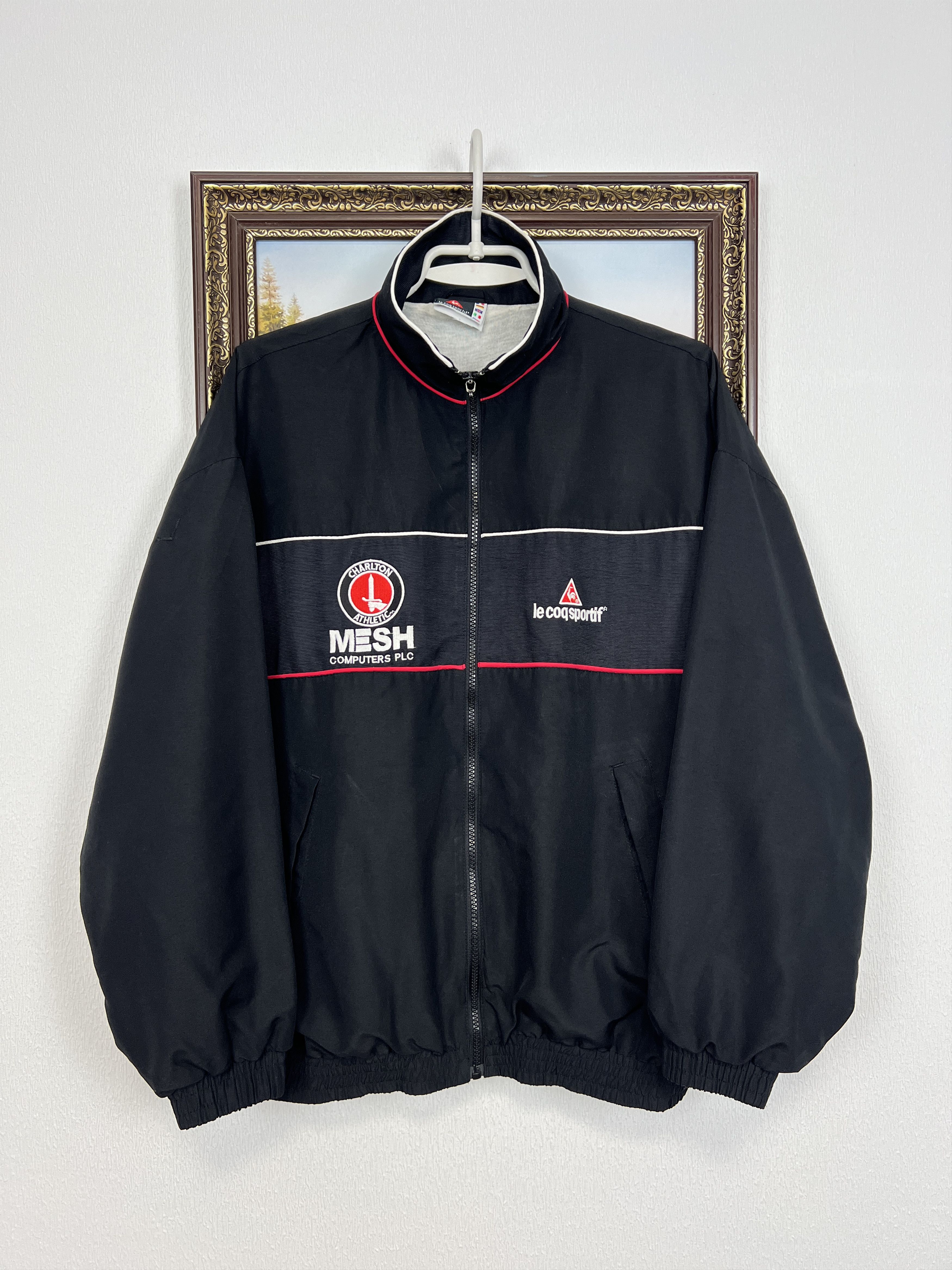 Le Coq Sportif Vintage 2000's Charlton Athletic Football Jacket Soccer Zip Size US S / EU 44-46 / 1 - 1 Thumbnail