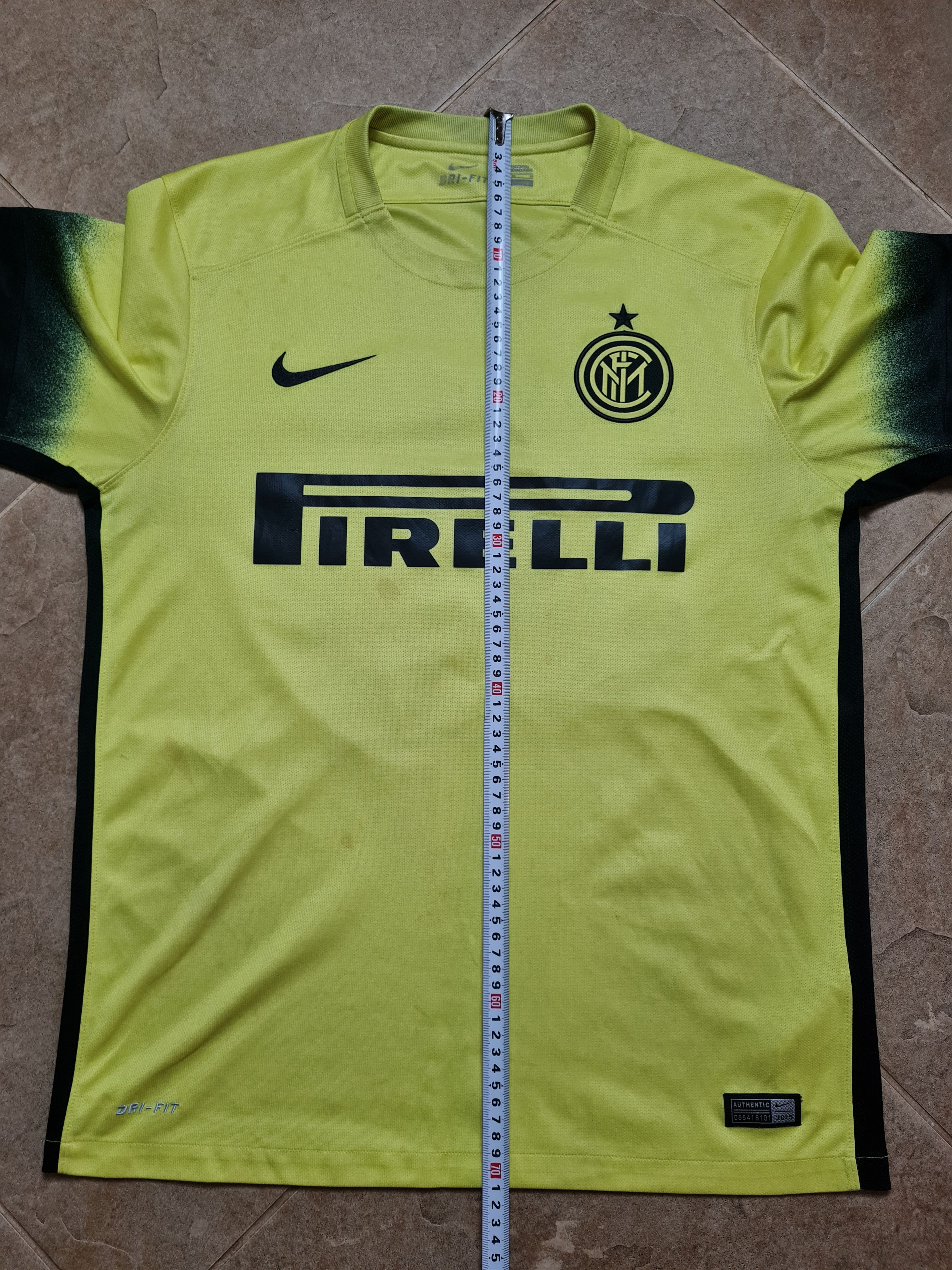 Nike Nike Inter Milan 2015-16 Third Shirt Jersey #55 NAGATOMO Size US M / EU 48-50 / 2 - 4 Thumbnail
