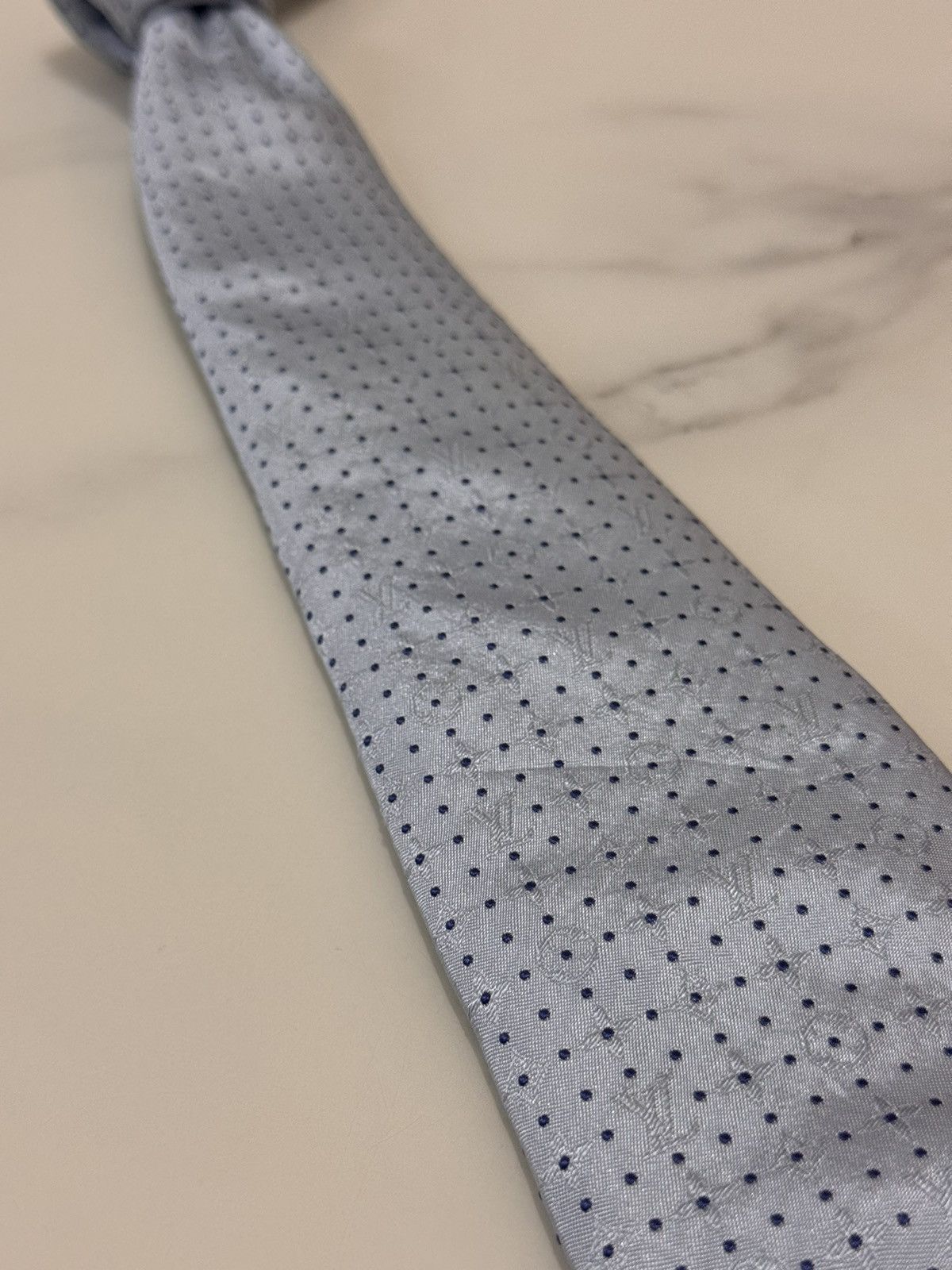 Louis Vuitton Louis Vuitton Neck Tie Spell Out Size ONE SIZE - 6 Thumbnail