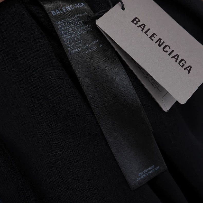 Balenciaga Balenciaga Tape cola black short-sleeved shirt Size US XS / EU 42 / 0 - 5 Thumbnail