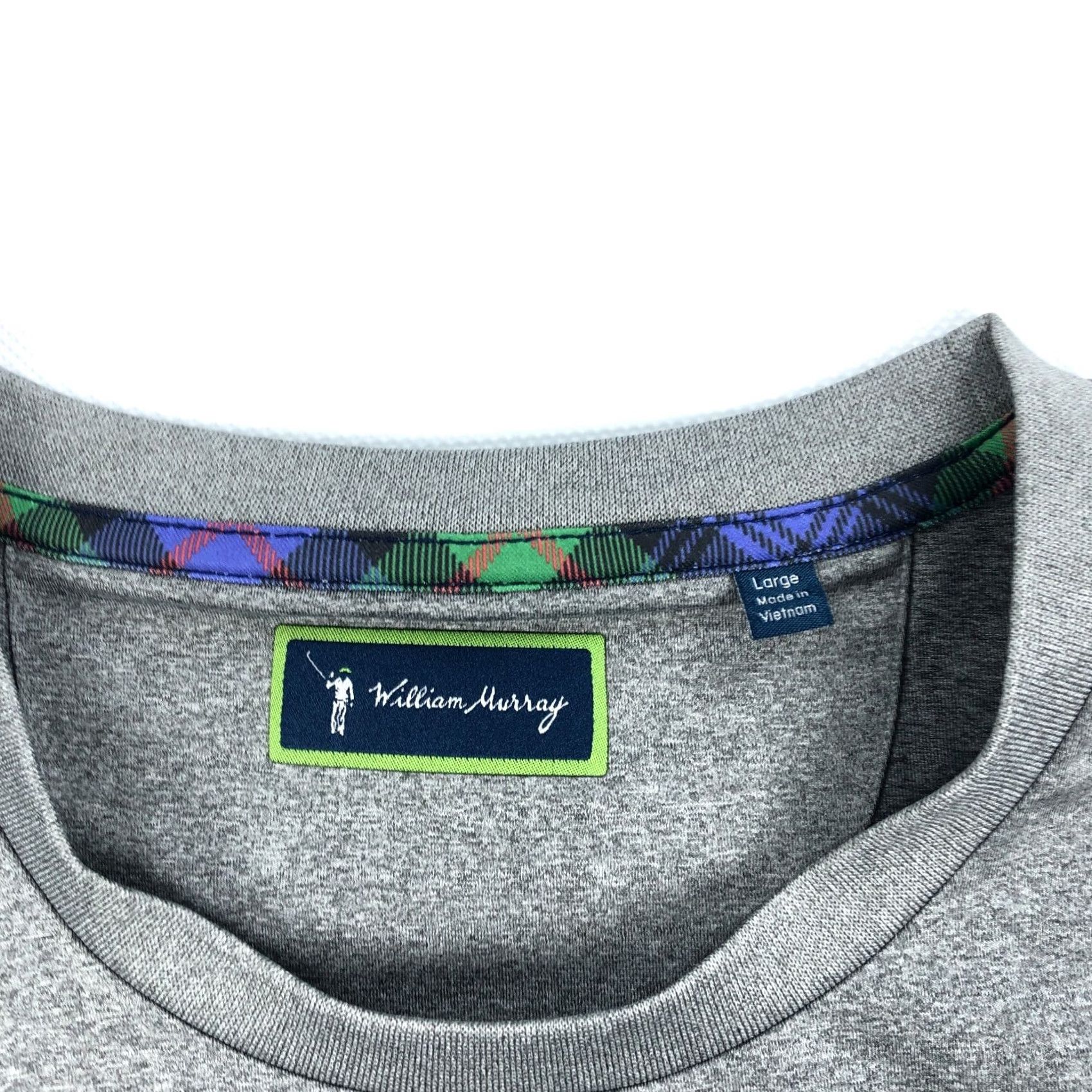 Vintage William Murray Golf T Shirt Mens L Gray Pocket Tee Performance Size US L / EU 52-54 / 3 - 7 Thumbnail