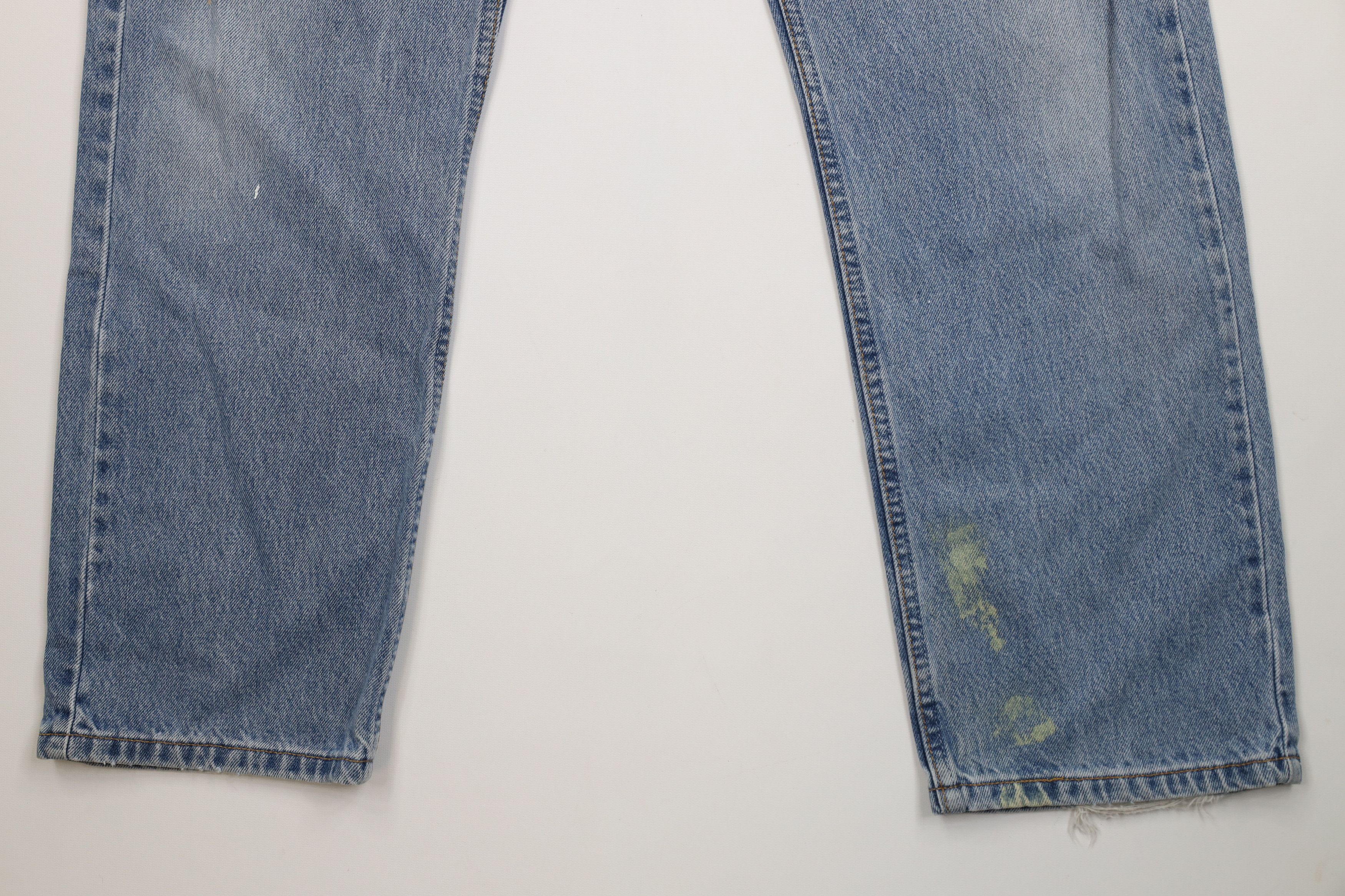 Levi's Vintage Y2K 2002 Levis 505 Regular Straight Leg Denim Jeans Size US 36 / EU 52 - 4 Thumbnail
