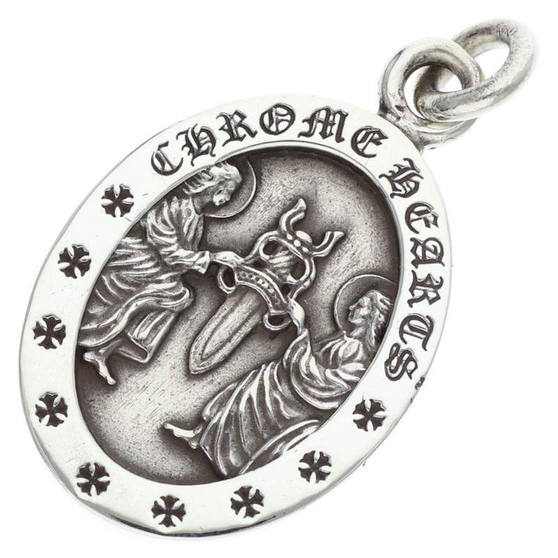 Chrome Hearts Top ANGEL MEDALwCRS BBYFAT/Angel Medal w Baby Fat