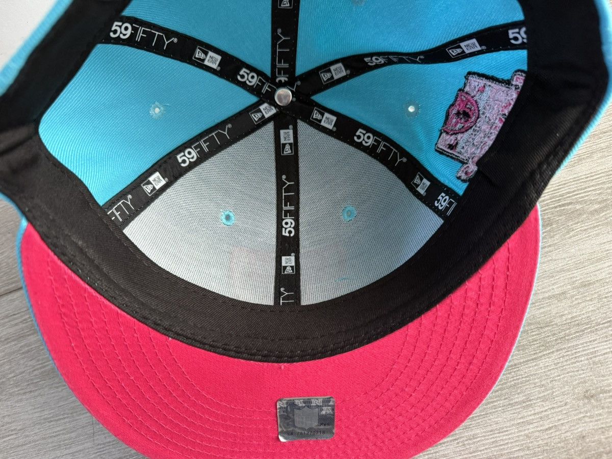 NFL × New Era Las Vegas Raiders New Era Neon Blue Vice Fitted Sz 7 3/8 Size ONE SIZE - 9 Thumbnail