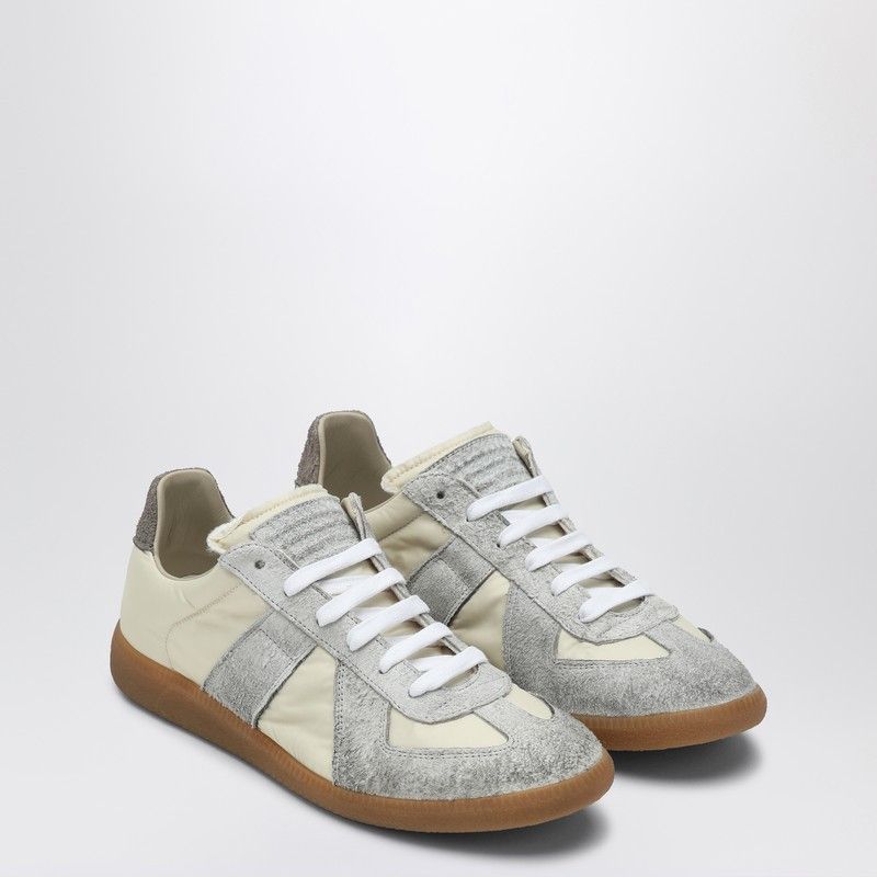 スニーカー MAISON MARGIELA GREY AND WHITE REPLICA SNEAKERS Maison Margiela Replica Sneakers Grey & White Women's 37 New