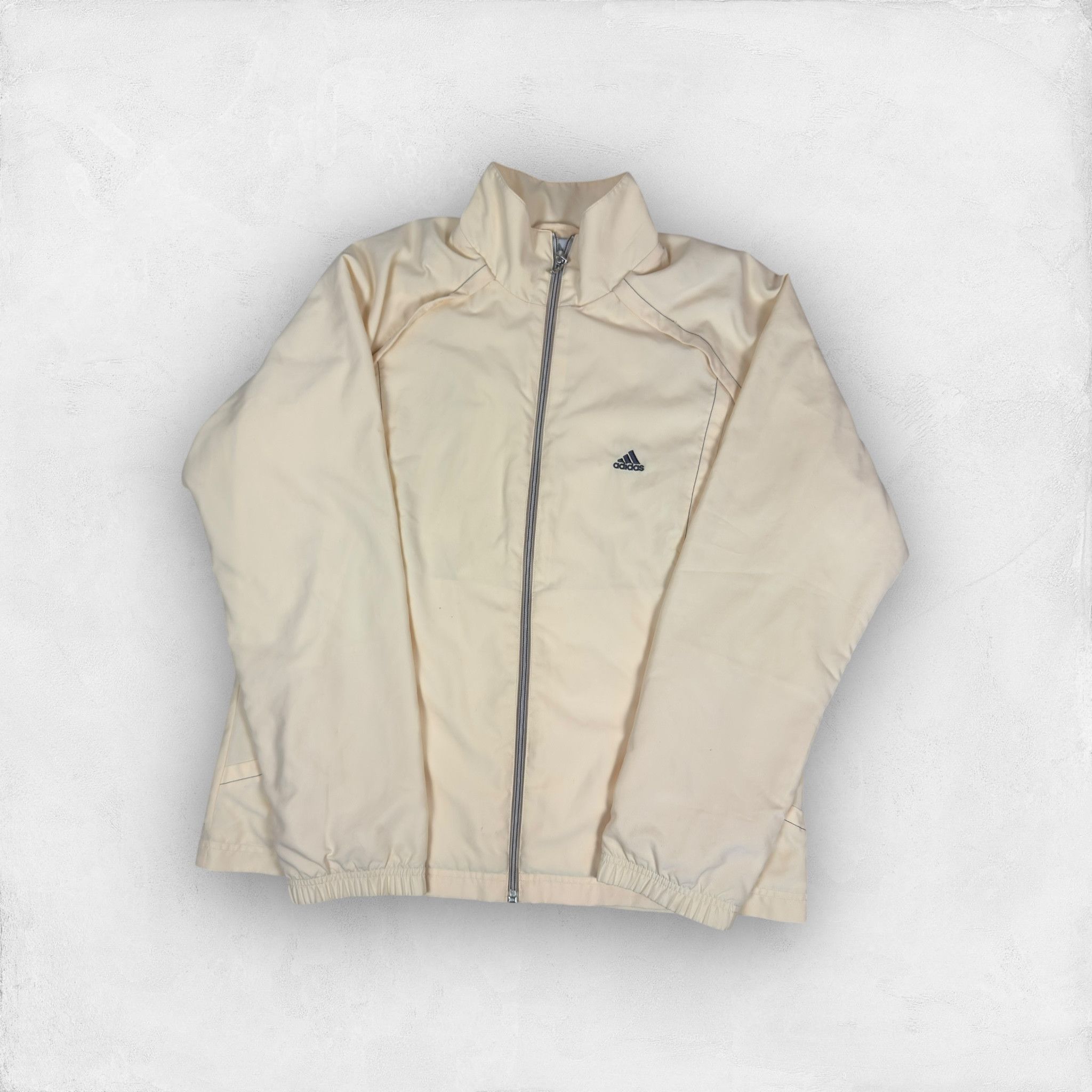Adidas Adidas Women's Logo Long Sleeve Pockets Full Zip Jacket Size S / US 4 / IT 40 - 1 Thumbnail