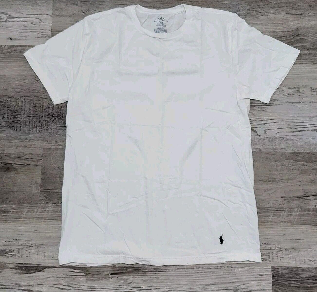 Polo Ralph Lauren Mens Polo Ralph Lauren White T Shirt Classic Fit Cotton Size US L / EU 52-54 / 3 - 1 Thumbnail