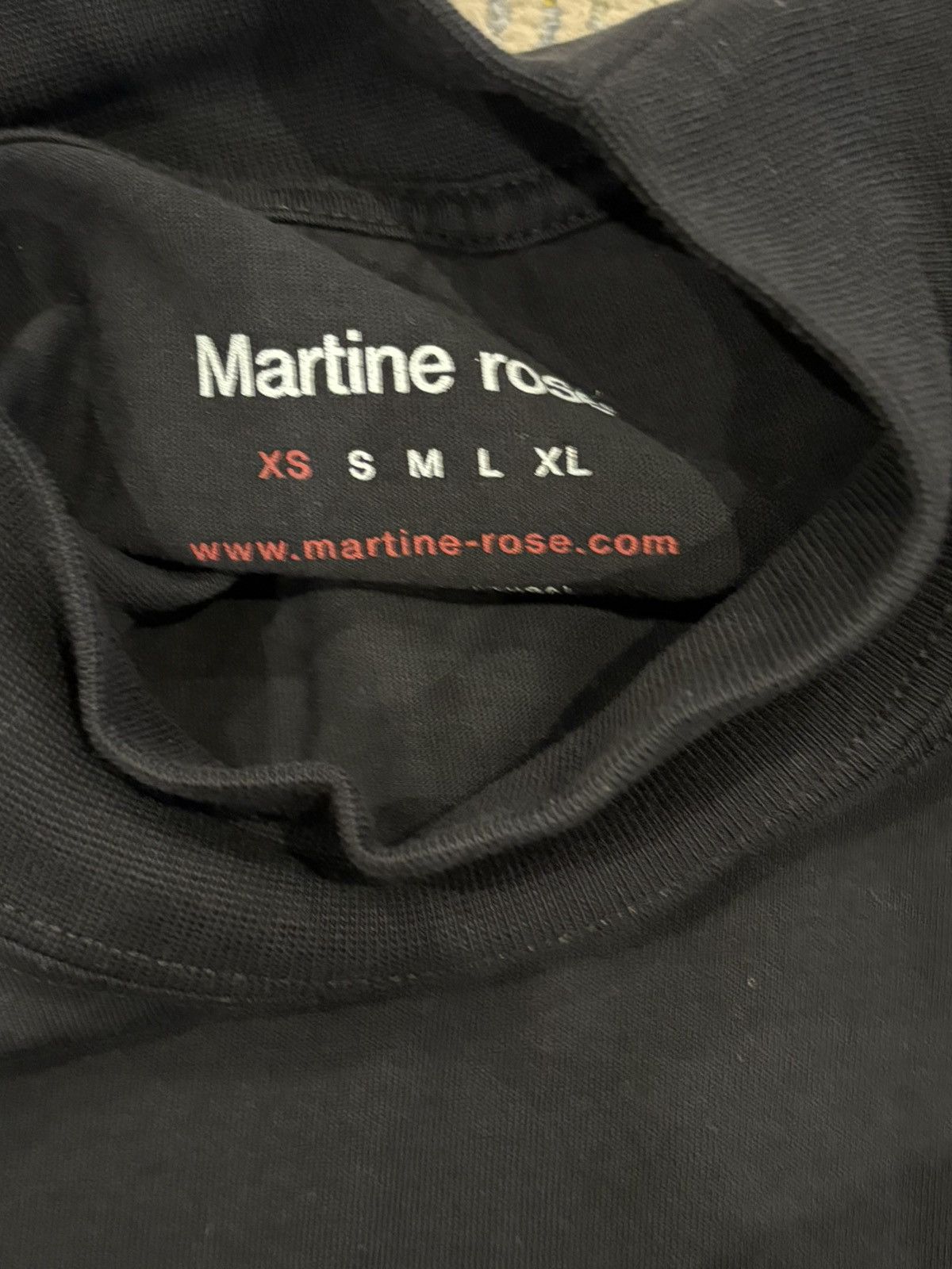 Martine Rose Black Logo Mockneck T-Shirt Size US XS / EU 42 / 0 - 5 Thumbnail