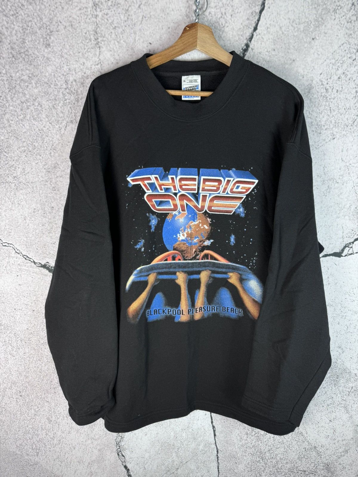 Vintage Vintage 90s The Big One rollercoaster Blackpool Size US XL / EU 56 / 4 - 1 Thumbnail
