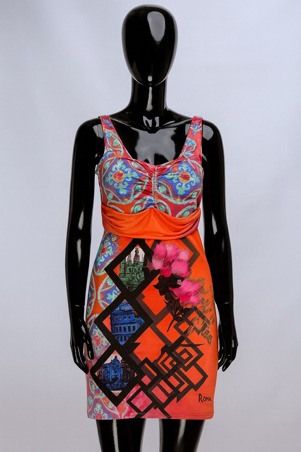 Hysteric Glamour Save the Queen Y2K Multicolour Mesh Maxi Dress Size XL / US 12-14 / IT 48-50 - 1 Thumbnail