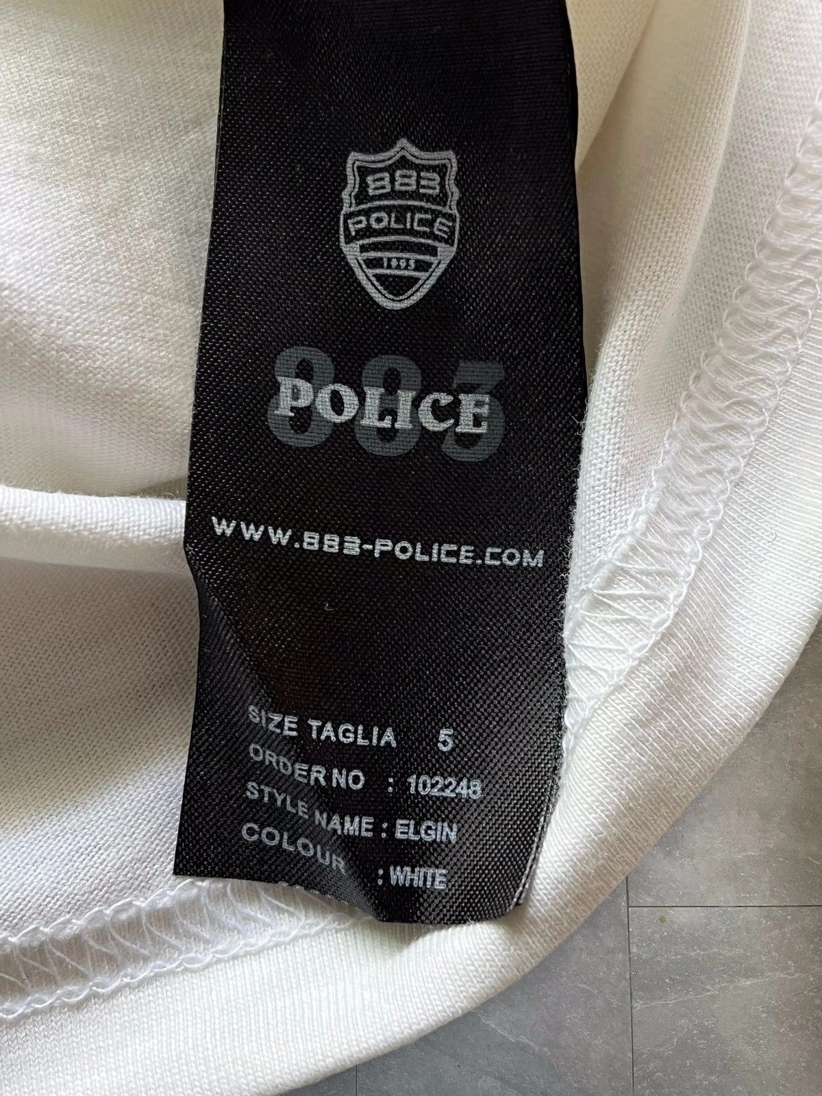 Other Police 883 Denim Luxury T-Shirt Y2K 2000s Size 5 XL Size US XL / EU 56 / 4 - 8 Thumbnail