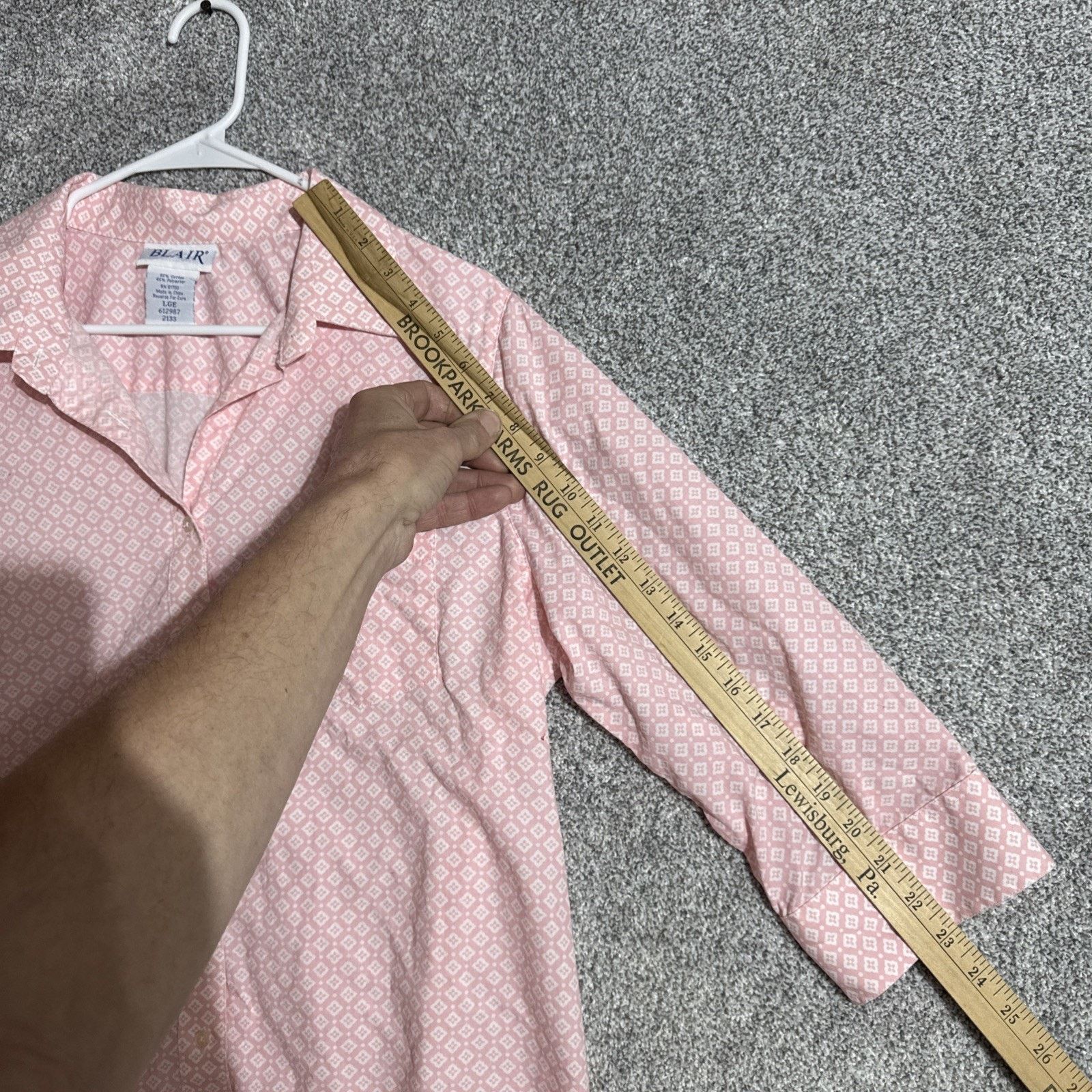 Other Blair Top Womens Large Office Pastel Preppy Retro Button Up Size L / US 10 / IT 46 - 4 Thumbnail