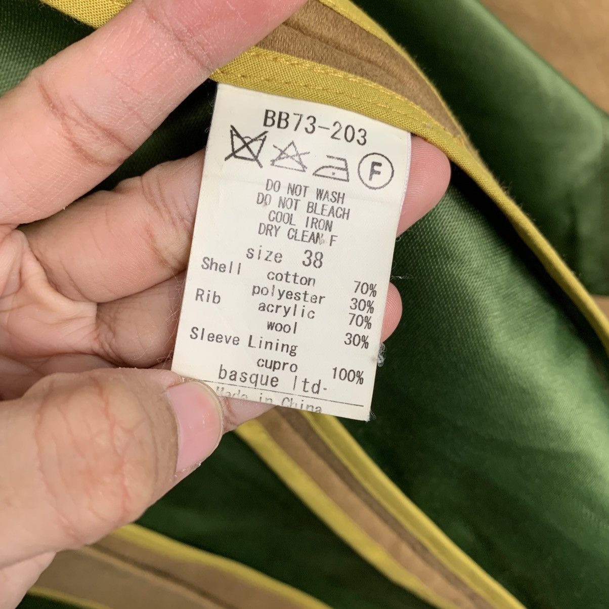 Japanese Brand Blanc Basque Double Breasted Coat Size XS / US 0-2 / IT 36-38 - 16 Thumbnail