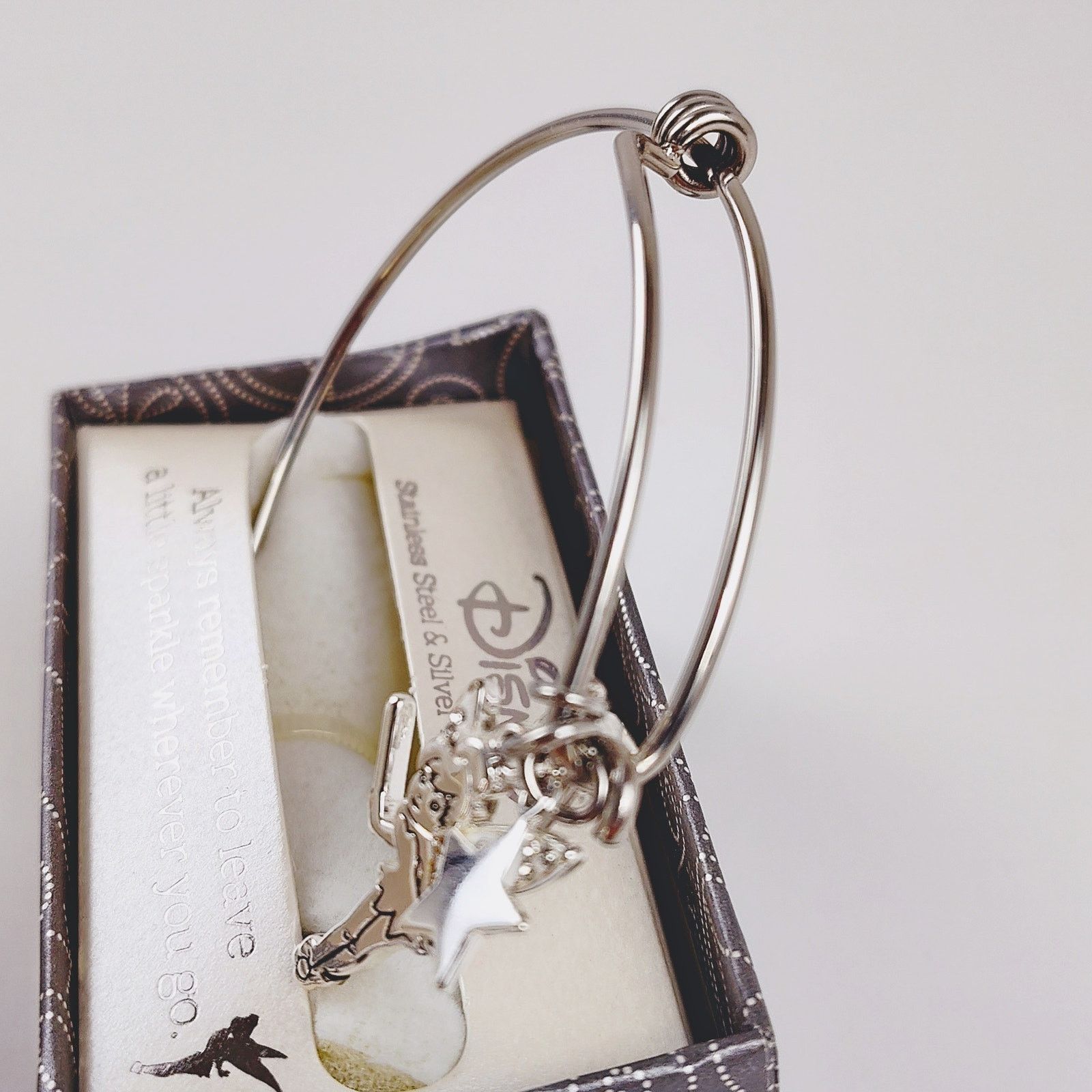 Disney Disney Tinker Bell Bracelet Silver Plated Charm w Star NIB Size ONE SIZE - 4 Thumbnail