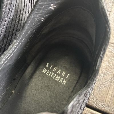 Stuart Weitzman STUART WEITZMAN $399 Women Lasered Leather Slip-on Rumpus Te Size US 9 / IT 39 - 2 Thumbnail
