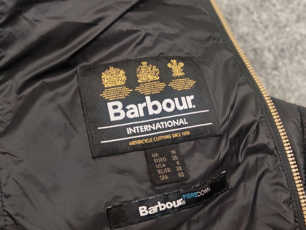 Barbour Barbour International Womens Gauge Quilted Bomber Jacket Size L / US 10 / IT 46 - 14 Thumbnail