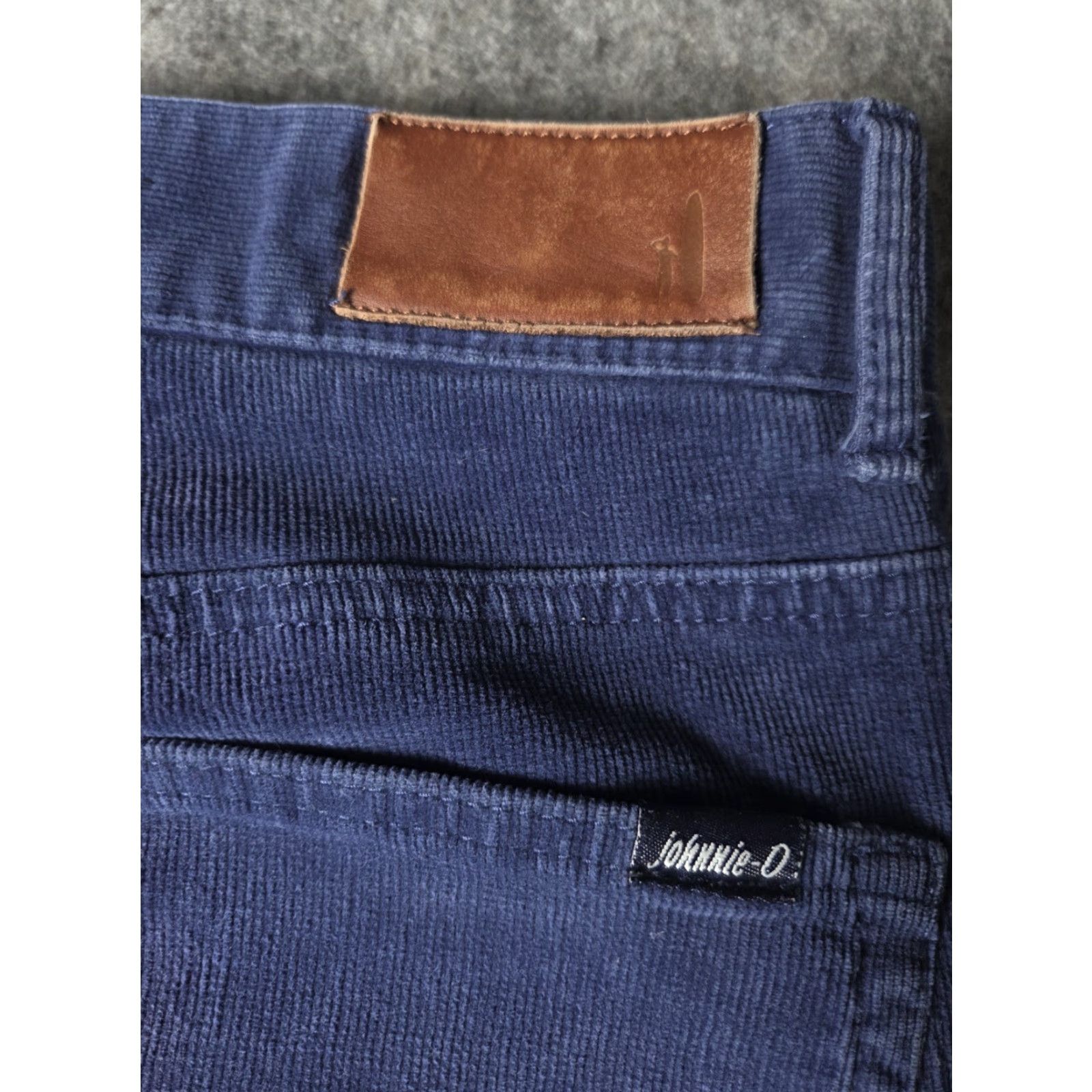 johnnie-O johnnie-O Corduroy Pants West Coast Prep Blue Casual Men's Sz 35x32 Size US 35 - 6 Thumbnail