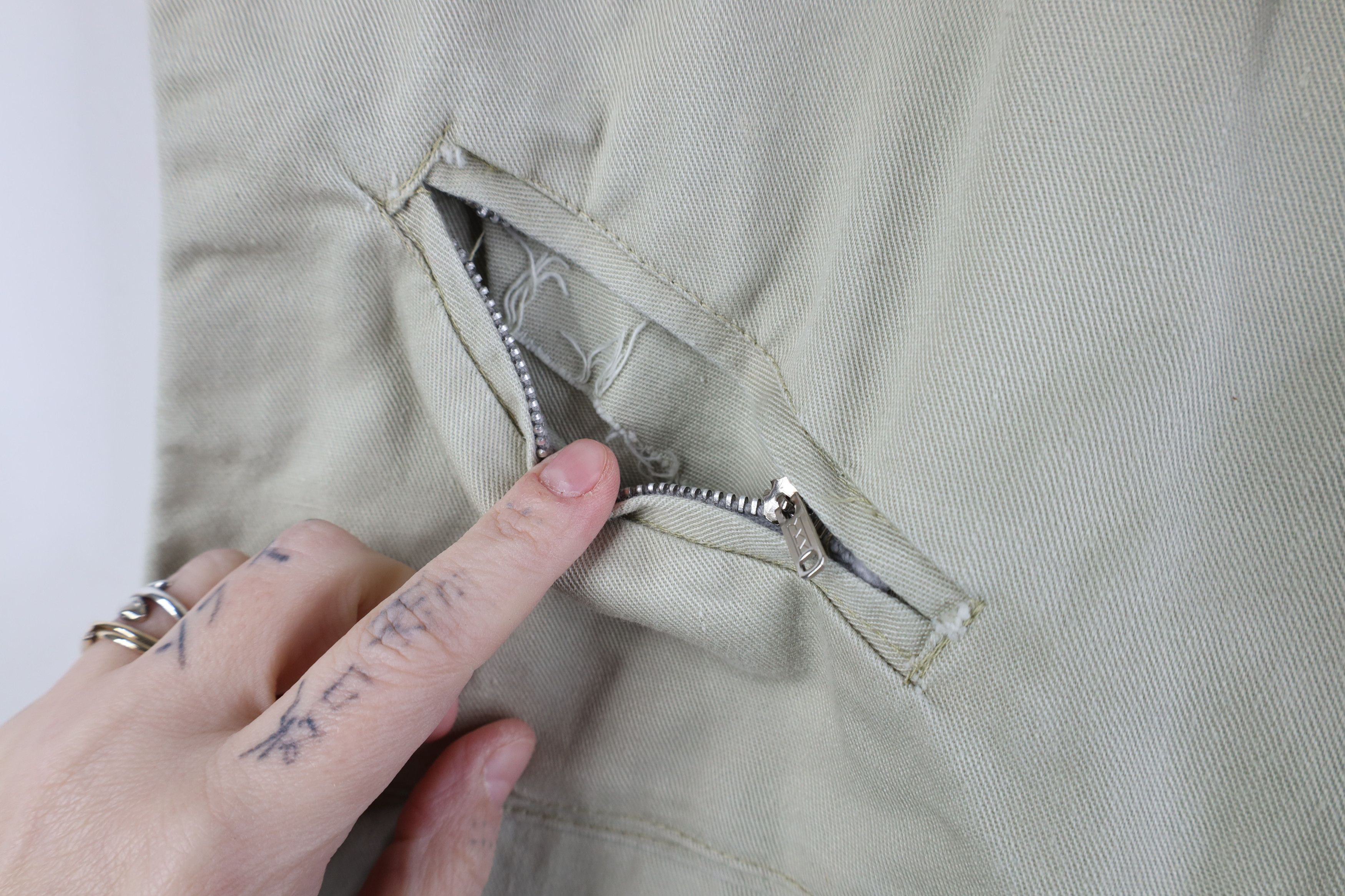 Vintage Vtg 70s 80s Streetwear Side Buckle Canvas Vest Jacket Size L / US 10 / IT 46 - 7 Thumbnail