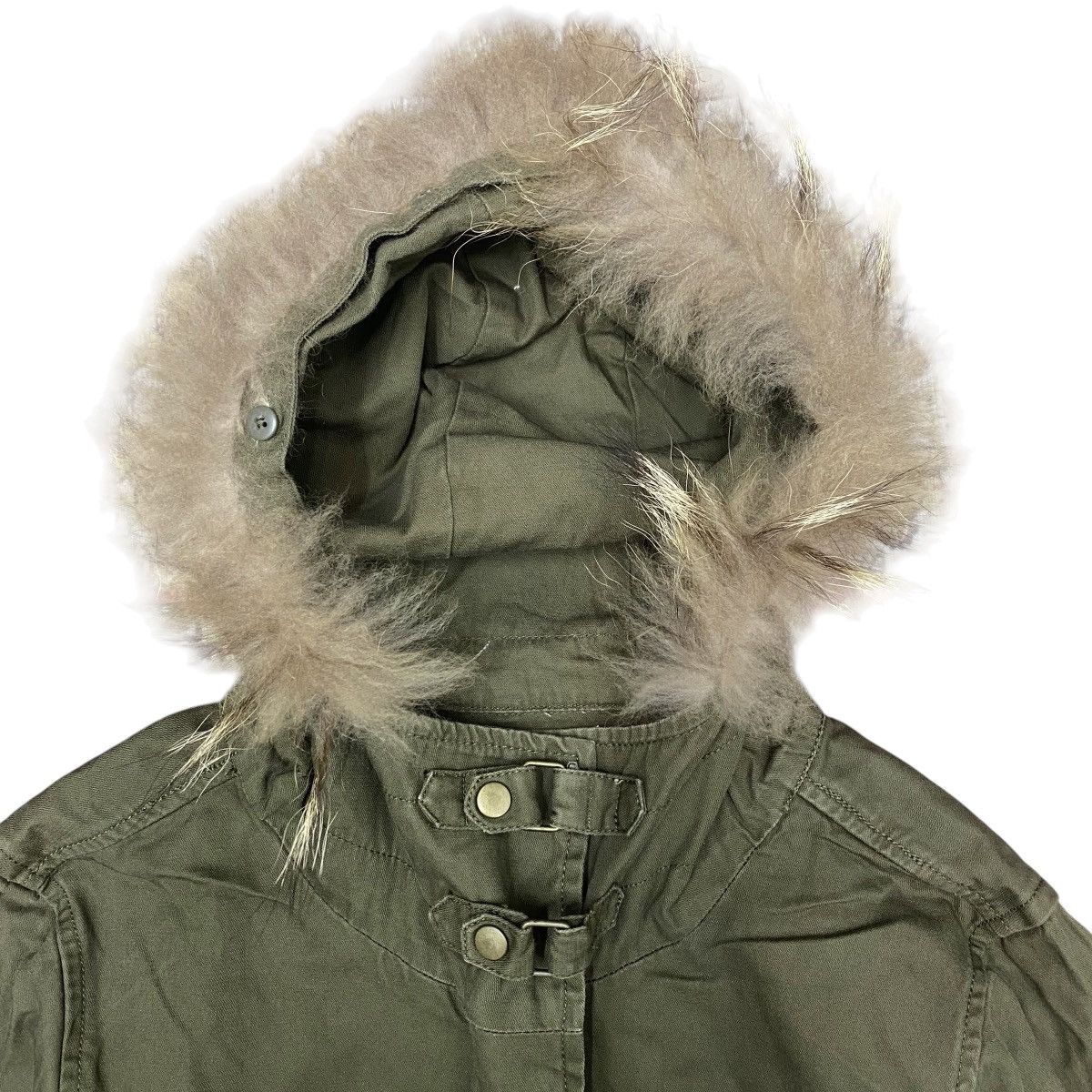 Japanese Brand SUCHA-GLOBAL WORK VINTAGE MILITARY PARKA FUR HOOD JACKET Size US M / EU 48-50 / 2 - 4 Thumbnail