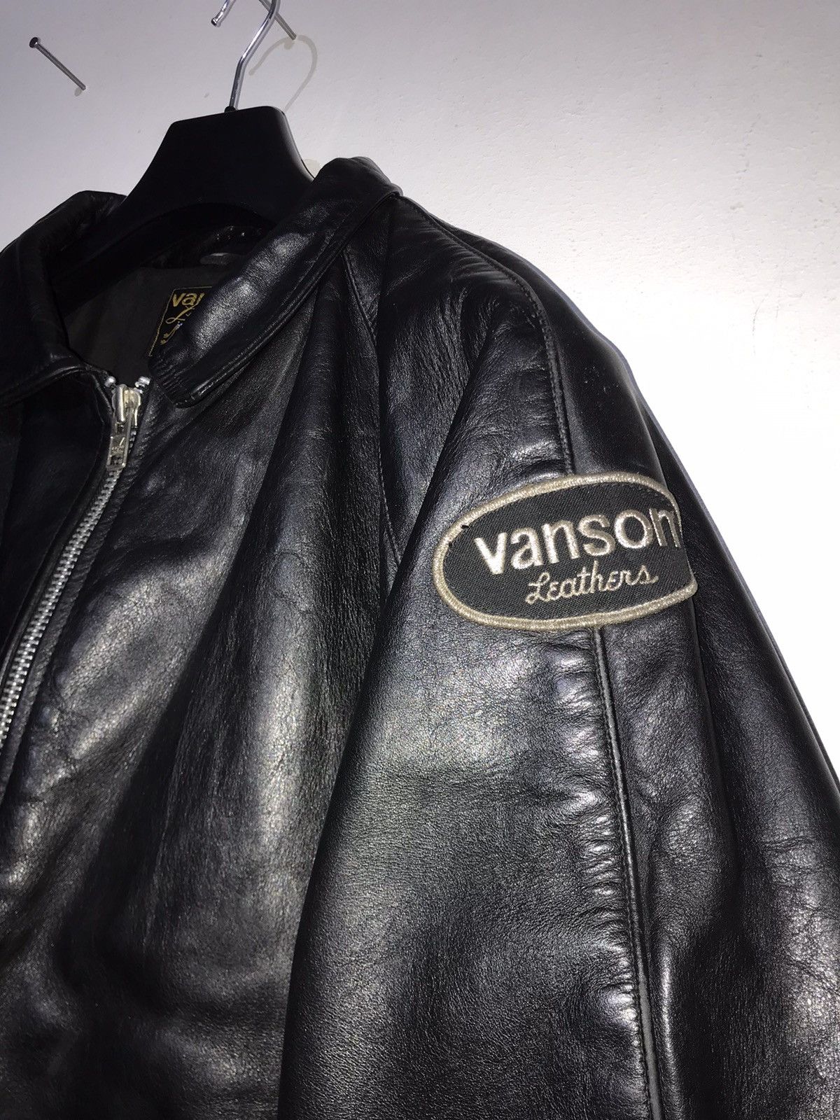 Vanson Leathers VANSON STADIUM JACKET 54 Size US L / EU 52-54 / 3 - 4 Thumbnail
