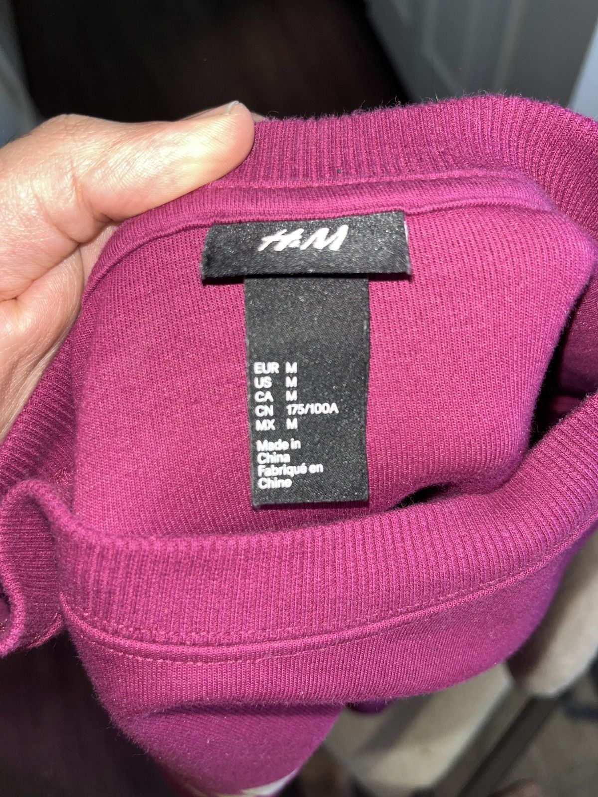 H&M × The Weeknd Rare The Weeknd x H&M "If It Ain’t XO" Maroon Sweatshirt - M Size US M / EU 48-50 / 2 - 3 Thumbnail