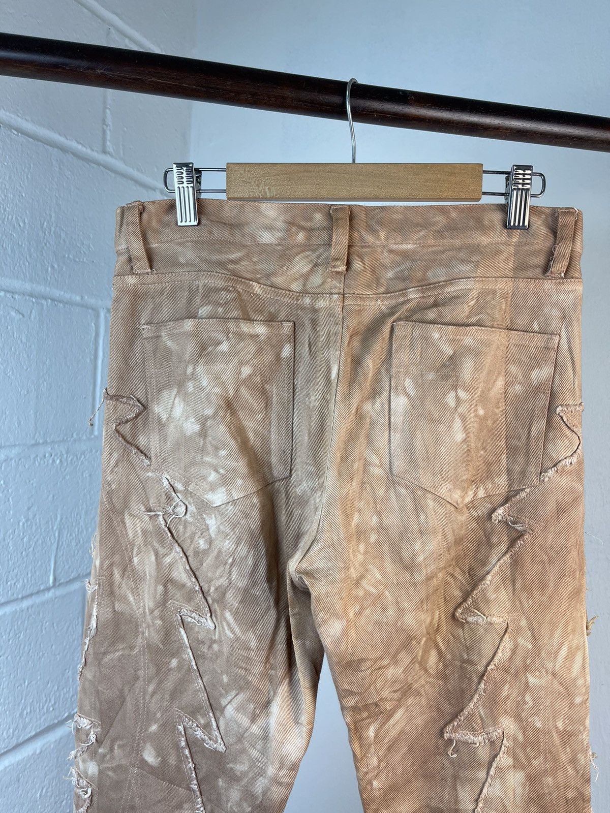 Yasuyuki Ishii Vintage Yoshiyuki Konishi Distressed Patch Cut Art Jeans A6 Size US 30 / EU 46 - 12 Thumbnail