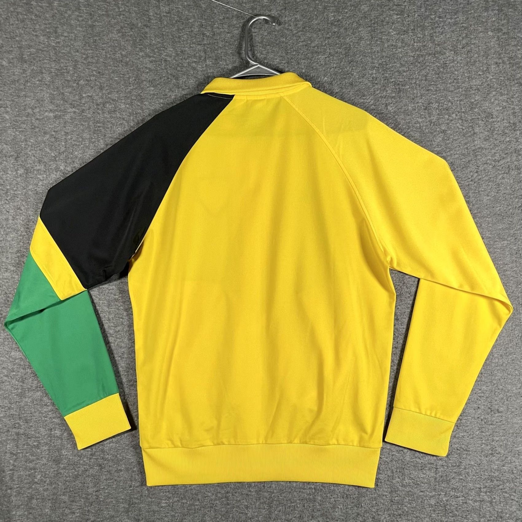 Umbro Umbro Track Jacket Mens M Colorblock Yellow Black Green Full Zip Pockets Collared Lightweight Soccer Activewear Casual Size US M / EU 48-50 / 2 - 3 Thumbnail