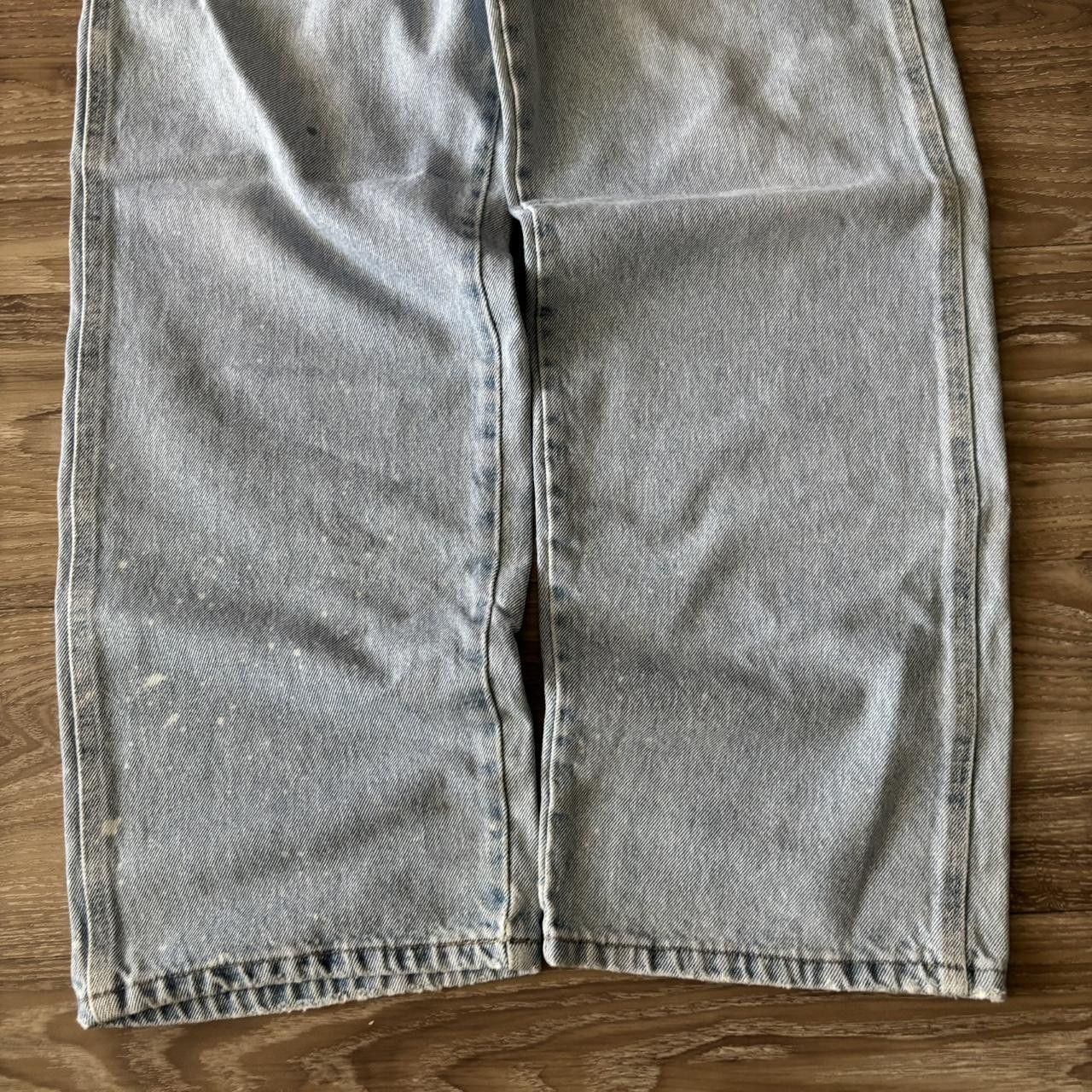 Vintage Crazy Vintage Y2K/2000s Baggy Light Wash Skater Workwear Carpenter Denim Jeans! 34x33 Size US 34 / EU 50 - 6 Thumbnail