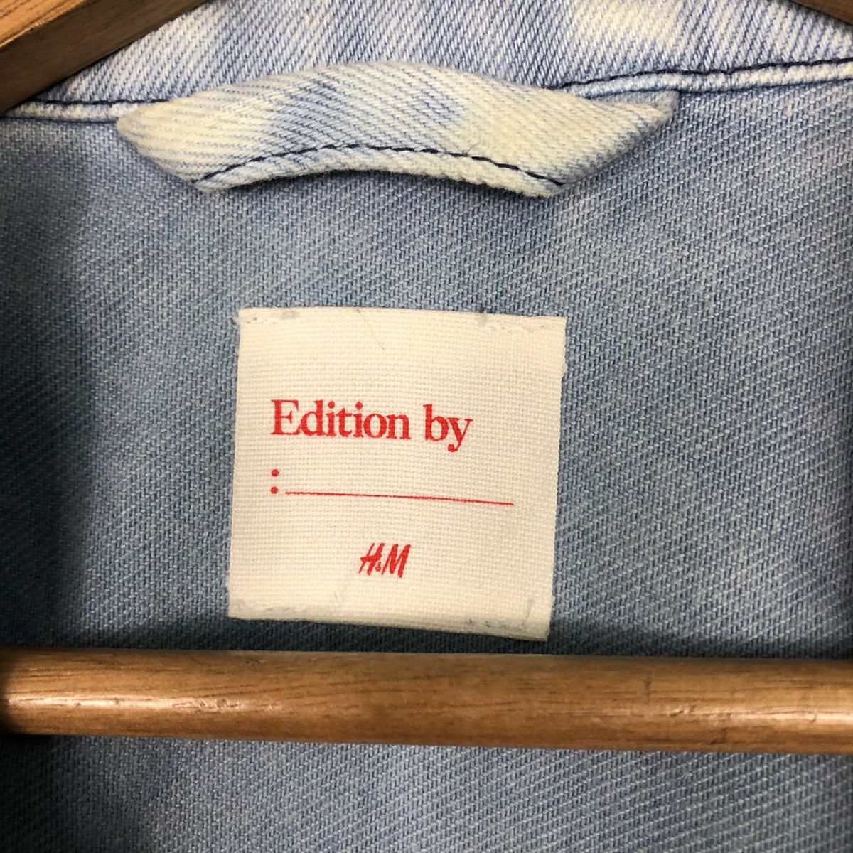 Japanese Brand × Vintage 📌Vintage Trucker Denim Jacket H&M Biker Issey Miyake Size US M / EU 48-50 / 2 - 18 Thumbnail