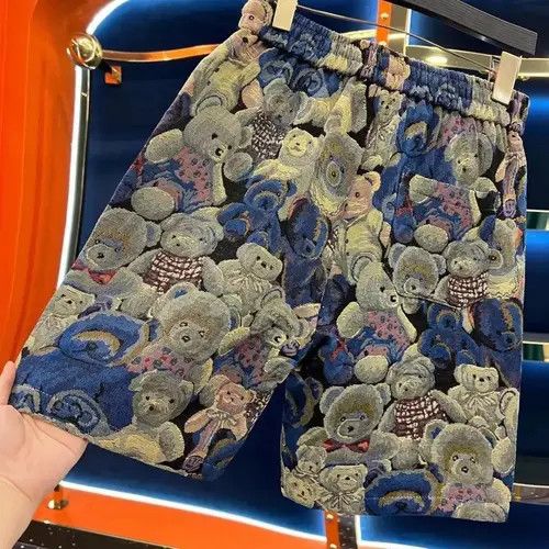 Other Streetwear Embroidered Bear Sport Shorts Summer Beach Korean Size US 30 / EU 46 - 4 Thumbnail