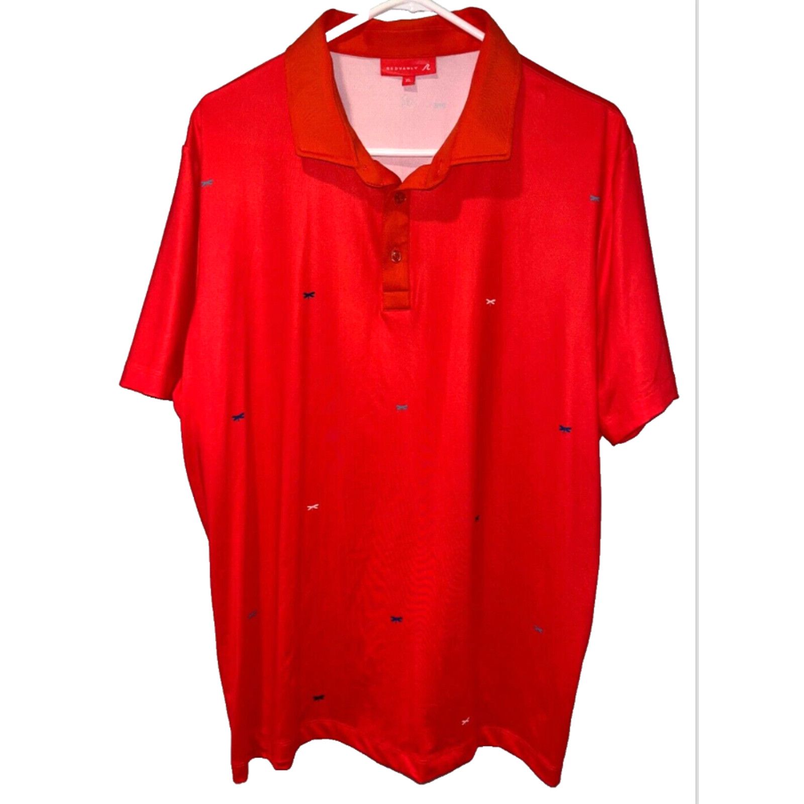 Other Redvanly Polo Shirt Men’s XL Red Performance Stretch Golf Size US XL / EU 56 / 4 - 7 Thumbnail