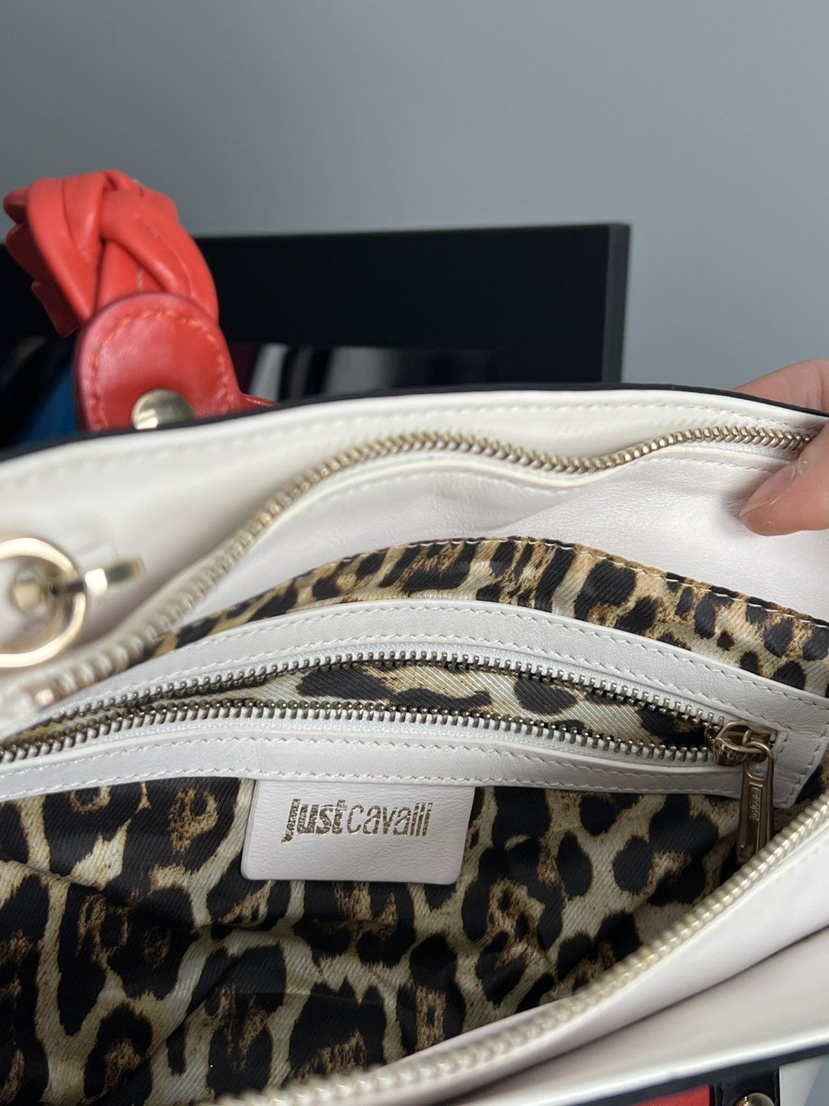 Just Cavalli Just Cavalli Leather Handbag Size ONE SIZE - 15 Thumbnail