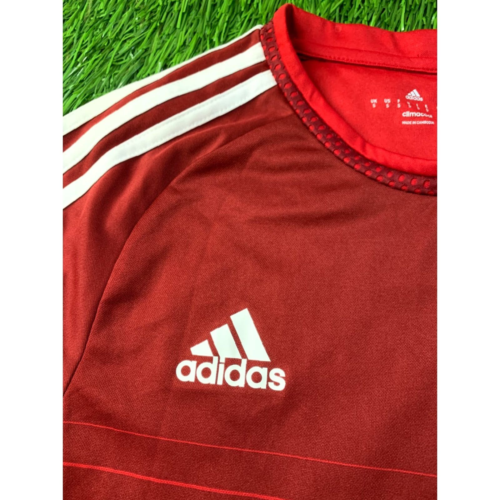 Adidas ADIDAS Campeon ADIZERO Football Shirt Mens S Red and White 2016 Adidas Performance Jersey Short Sleeve Crew Neck Sports Shirt Size US S / EU 44-46 / 1 - 3 Thumbnail