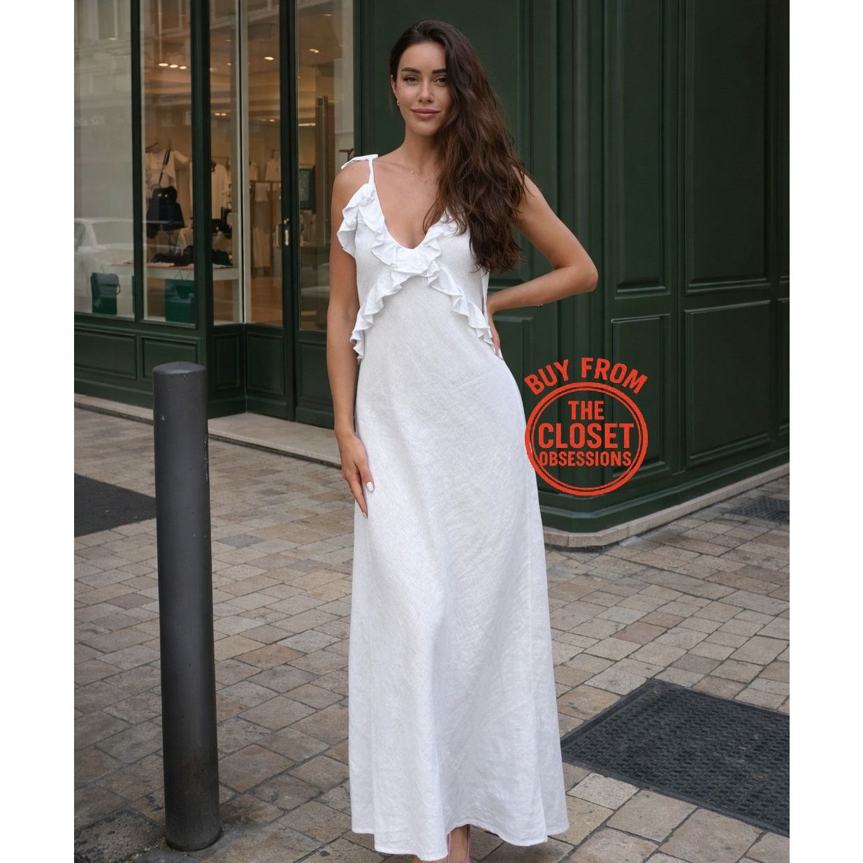 strappy linen dress zara Zara Linen Blend Orange Strappy Dress