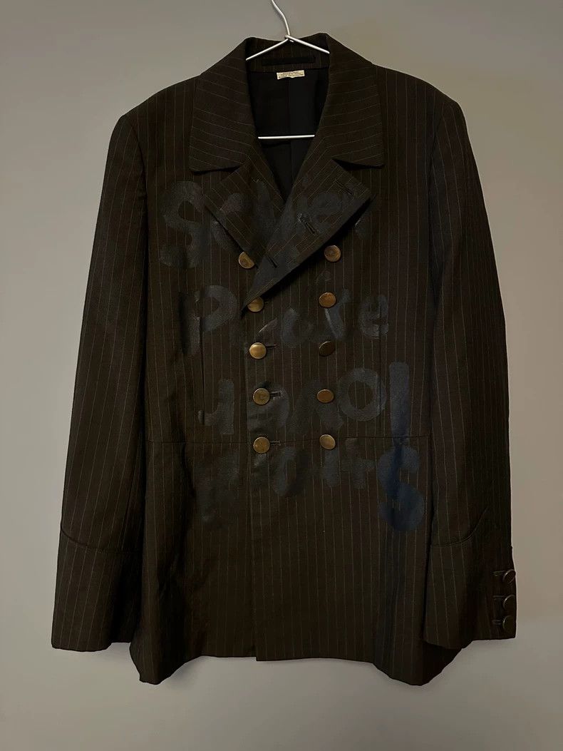Comme des Garcons Comme Des Garcons MVertical striped suit jacket 2502-Nexta Size US M / EU 48-50 / 2 - 2 Thumbnail