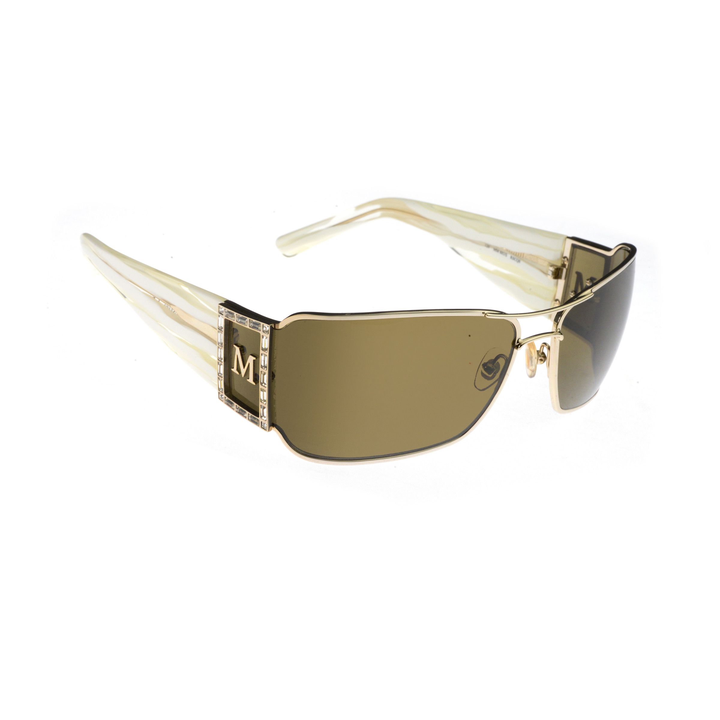 Max Mara Max Mara '00s White Wrap Around Oversized Sunglasses Size ONE SIZE - 3 Thumbnail