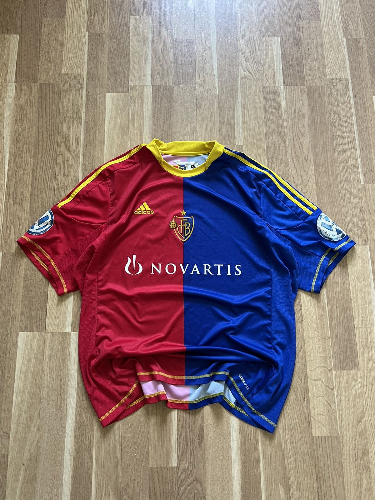 Adidas × Vintage Vintage Adidas football soccer jersey Basel 2012 Size US XXL / EU 58 / 5 - 1 Thumbnail