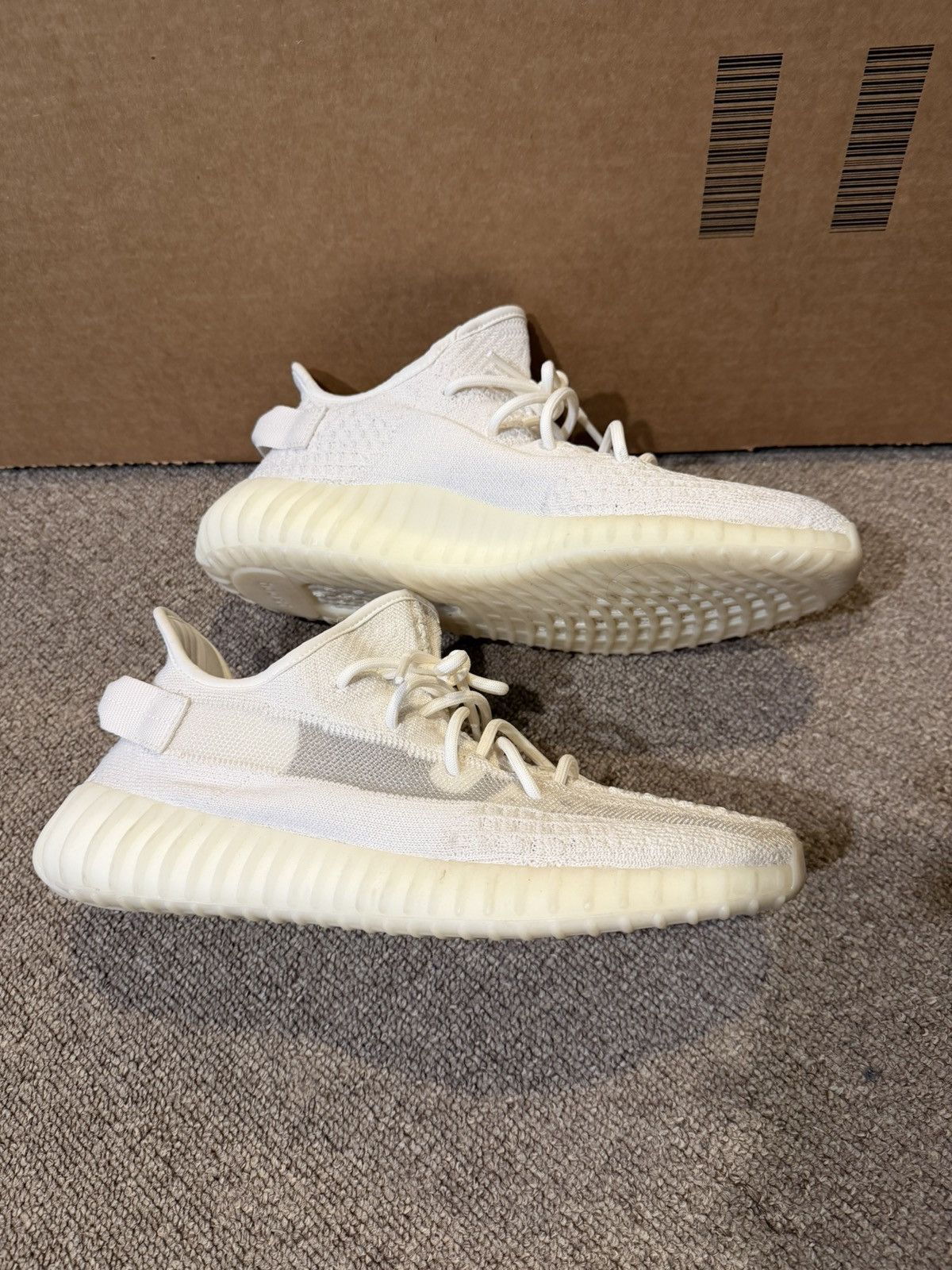 Adidas Yeezy 350 v2 (Bone) Size US 10 / EU 43 - 3 Thumbnail