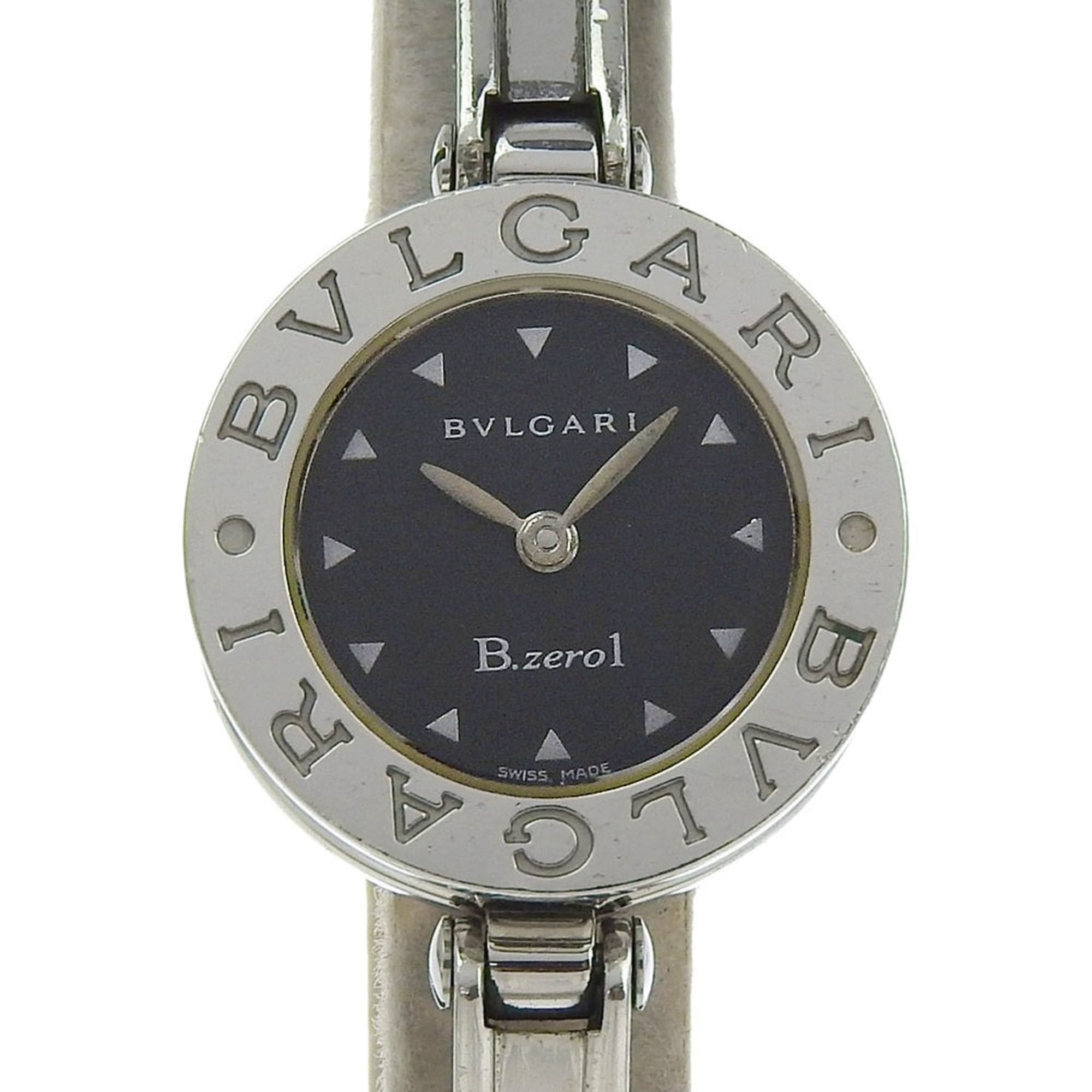 Bvlgari BVLGARI Bzero1 Watch, BZ22SS, Stainless Steel, Quartz Movement, Analog Display, Black Dial, Women's Size ONE SIZE - 1 Thumbnail
