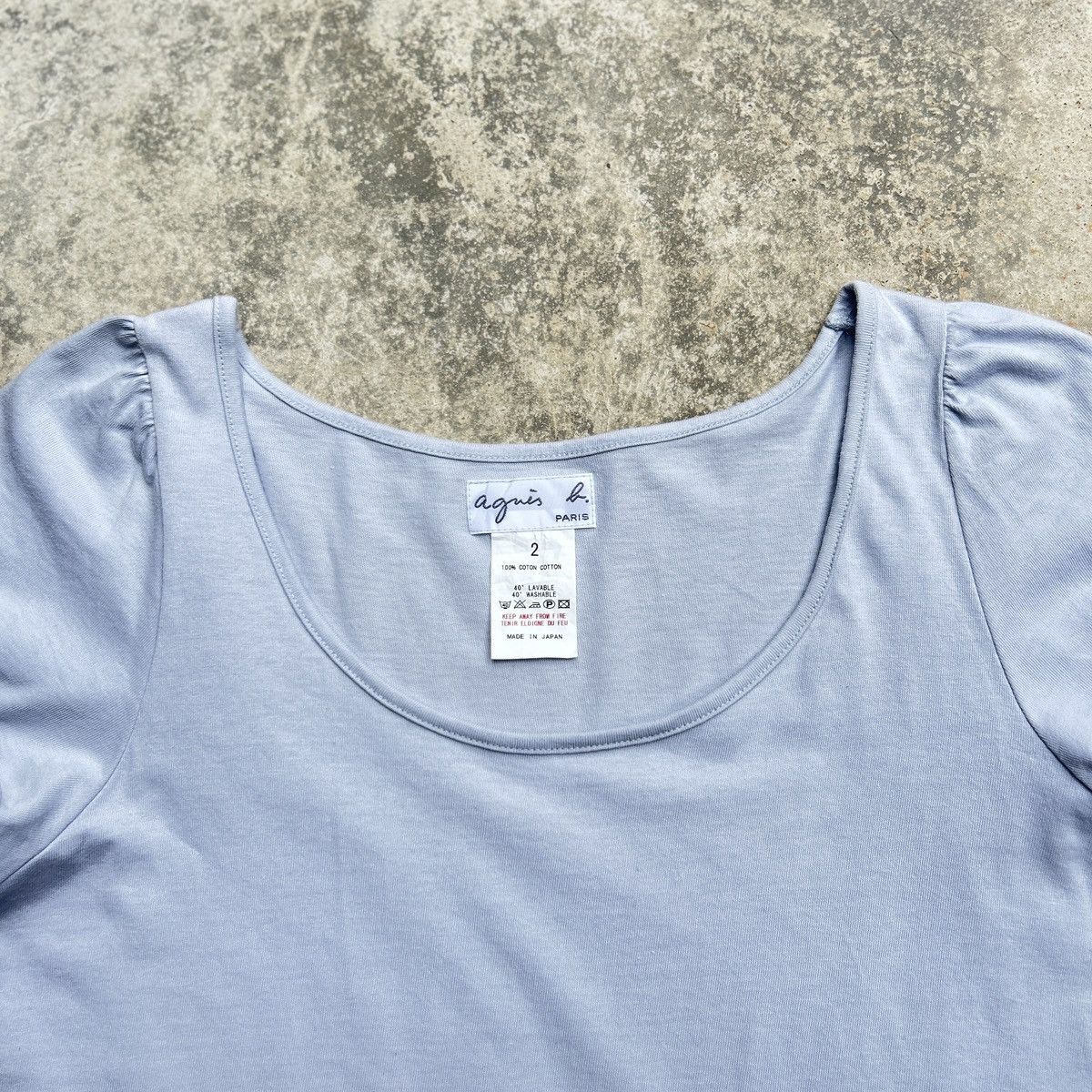 agnes b. Vintage Agnes B T-shirt Size M / US 6-8 / IT 42-44 - 2 Thumbnail