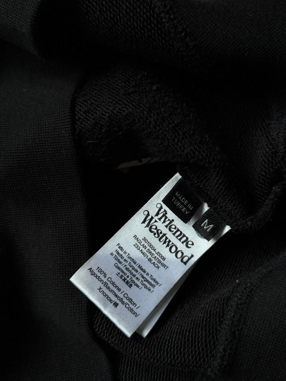 Vivienne Westwood CC28 Embroidery Orb Logo Sweatshirt in Black Size US M / EU 48-50 / 2 - 3 Thumbnail
