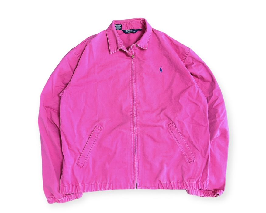 Polo Ralph Lauren VINTAGE POLO RALPH LAUREN PINK HARRINGTON JACKET