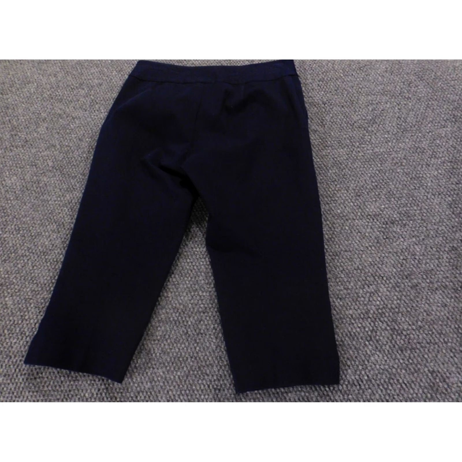 Ralph Lauren Lauren Ralph Lauren Womens Pants 4P Petite Purple Stretch Straight Crop Pant Cropped Straight 18in Inseam Womens Size 27" / US 4 / IT 40 - 5 Thumbnail