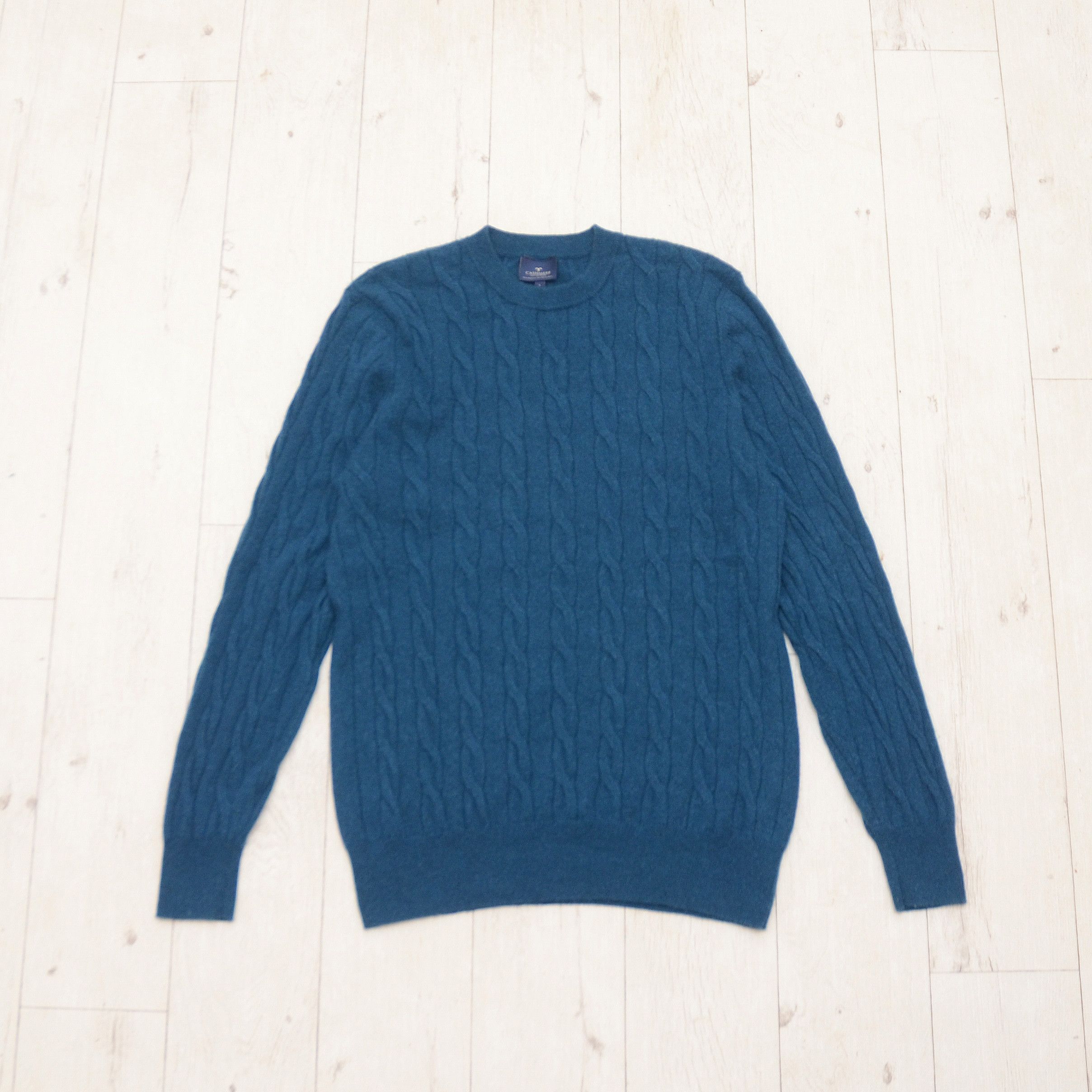 Extreme Cashmere Unisex Cashmere Collection Merino Wool Cable Knit Sweater Size US M / EU 48-50 / 2 - 1 Thumbnail
