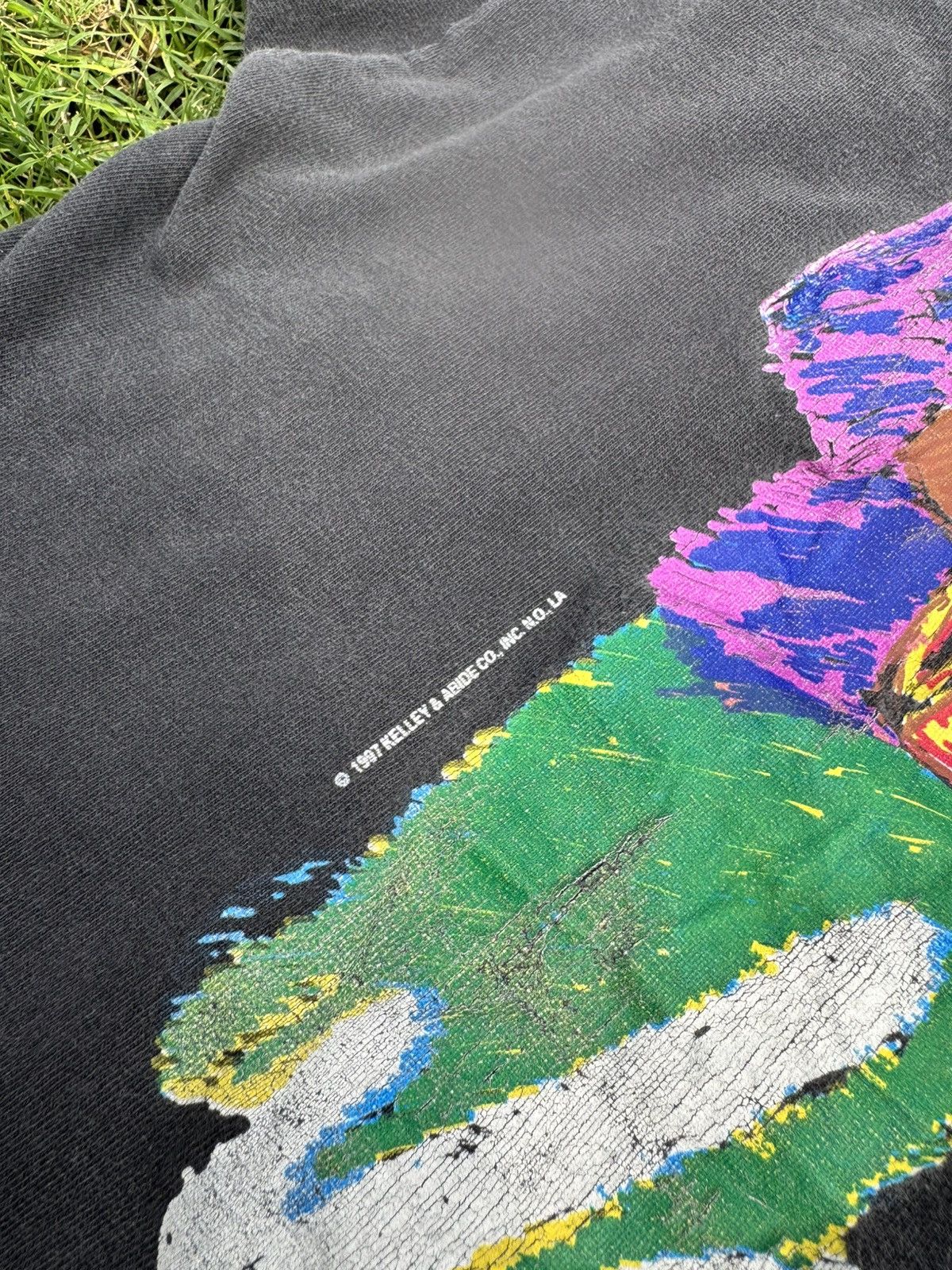Vintage Vintage New Orleans Jazz Graphic Shirt 1997 Kelley Size US XXL / EU 58 / 5 - 6 Thumbnail