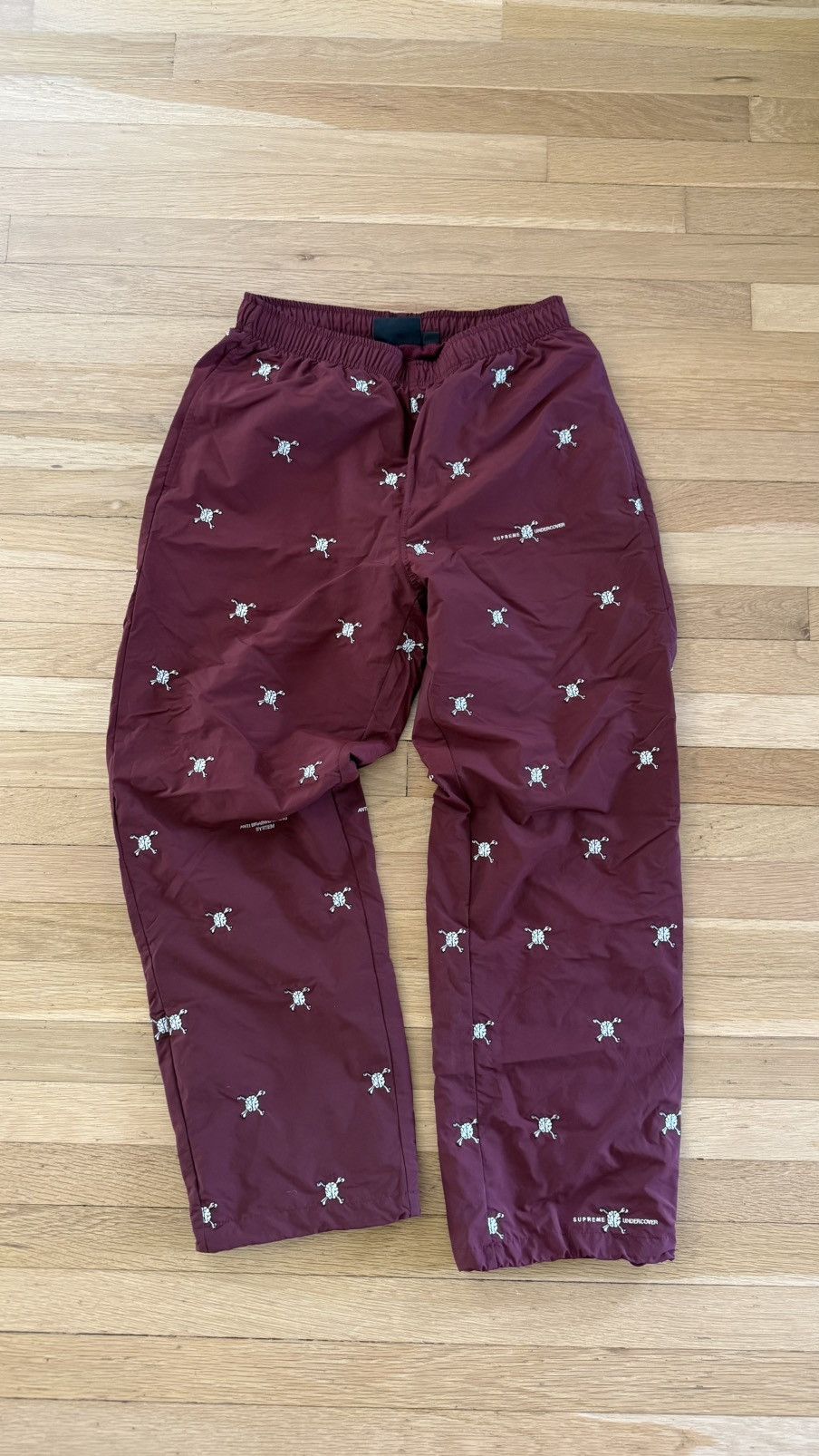 Supreme × Undercover Supreme Undercover Track Pant Burgundy Small Size US 30 / EU 46 - 1 Thumbnail