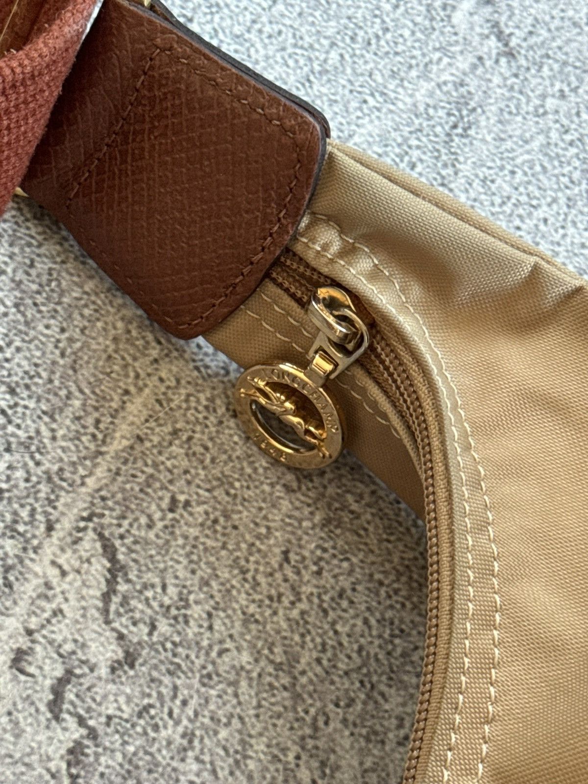 Longchamp Longchamp retro big shoulder baguette bag 💼 beige luxury Size ONE SIZE - 15 Thumbnail