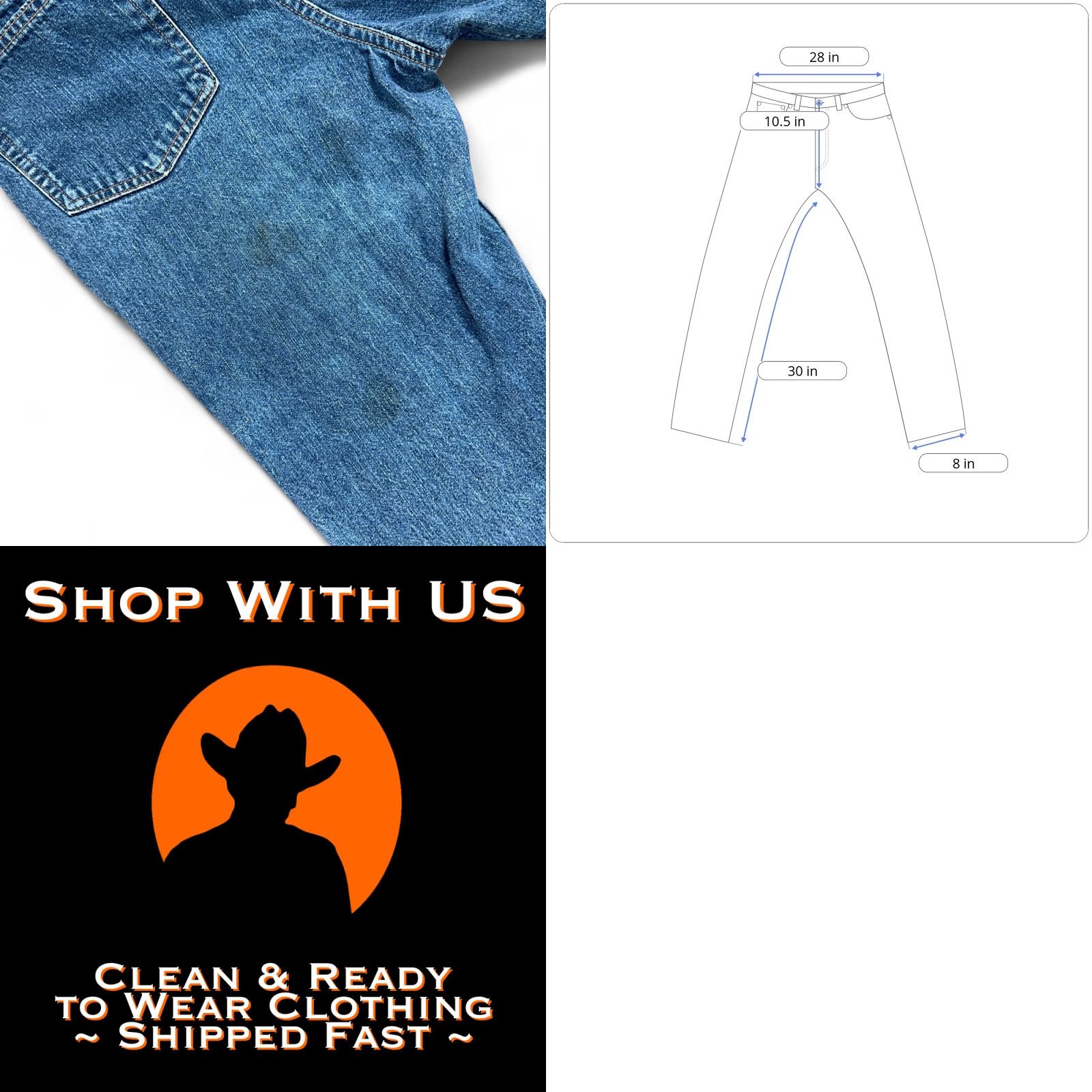 Eddie Bauer VINTAGE Eddie Bauer Jeans Mens 28x30 Blue Straight 90s Denim 5-Pocket Design Size US 28 / EU 44 - 8 Thumbnail