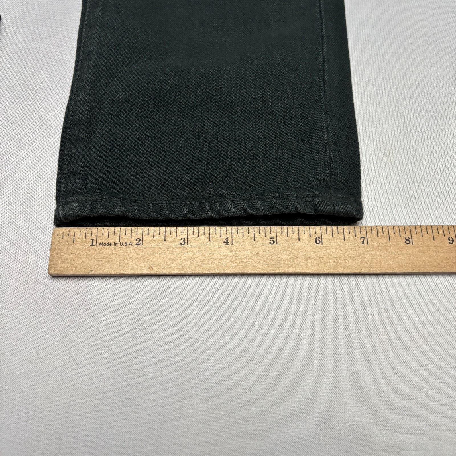 Sid Mashburn $195 Sid Mashburn Straight Leg Jeans Men's 32x30 Black Denim Size US 32 / EU 48 - 9 Thumbnail