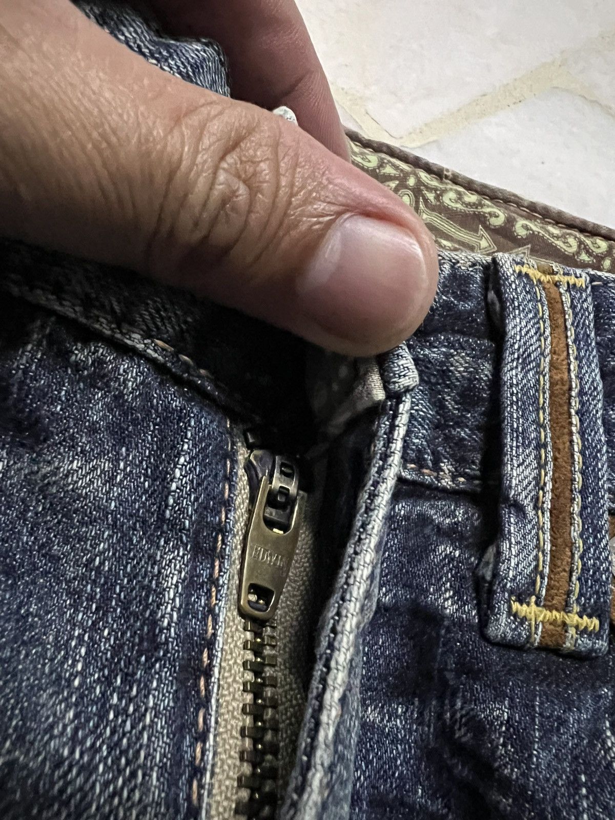 Edwin 💥Rare💥Edwin Exclusive Vintage Buffalo Head Jeans Size US 30 / EU 46 - 11 Thumbnail